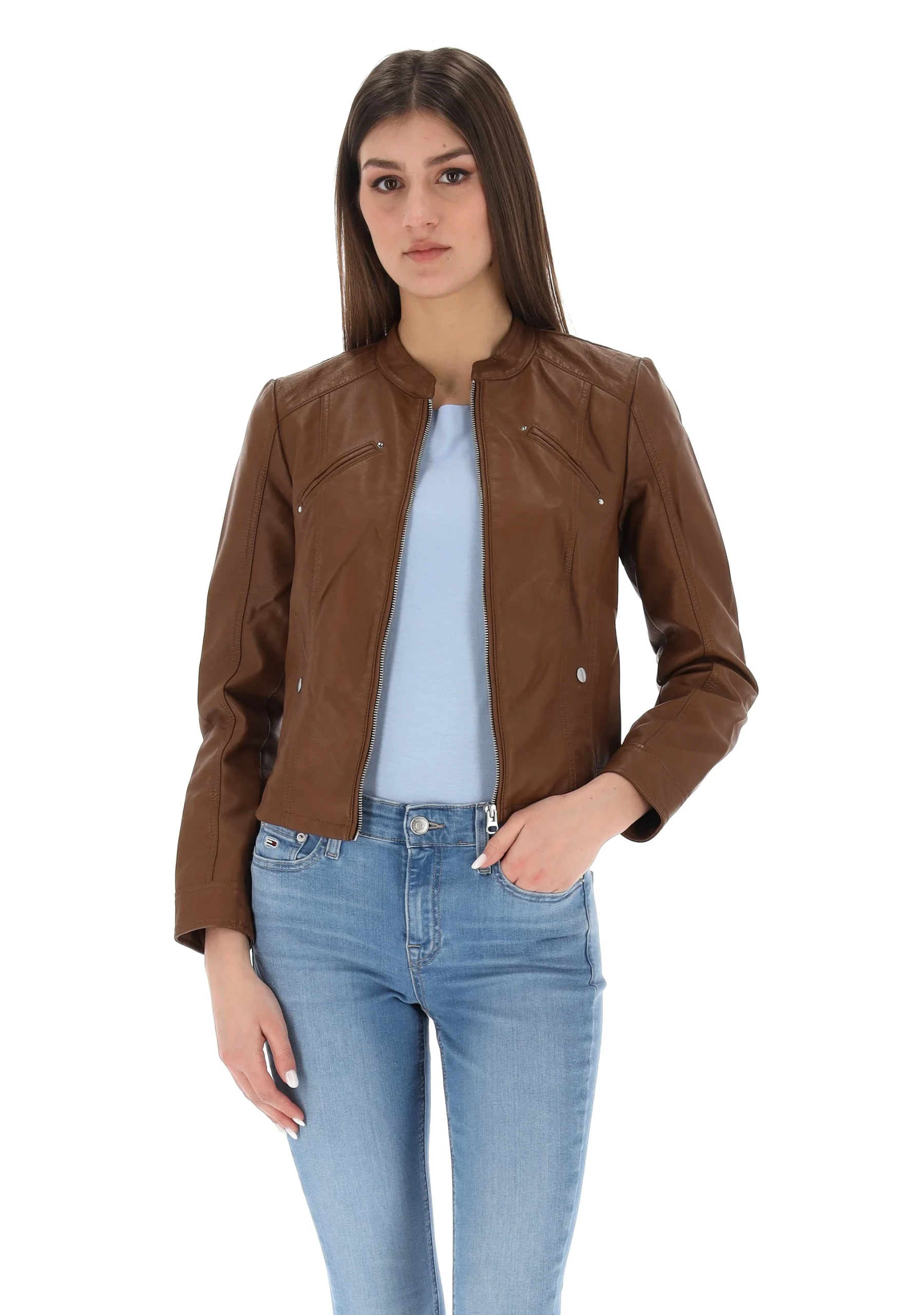 Giubbino in similpelle Vero Moda full zip