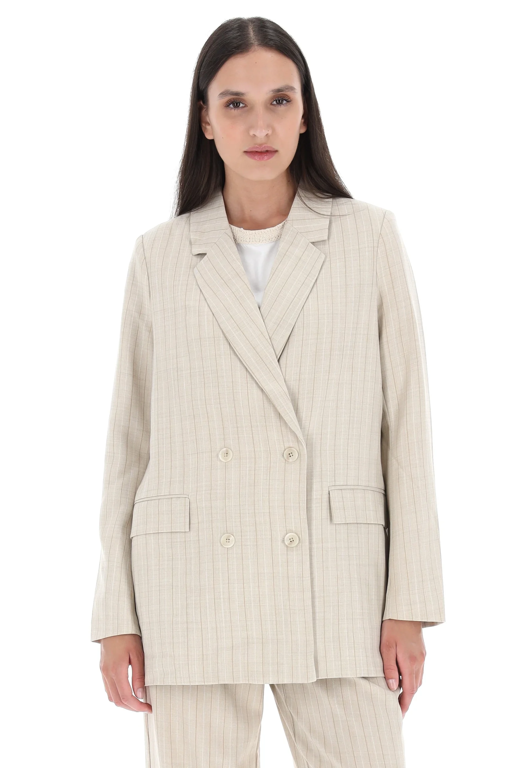 Blazer gessato doppio petto Vero Moda art. 10309339