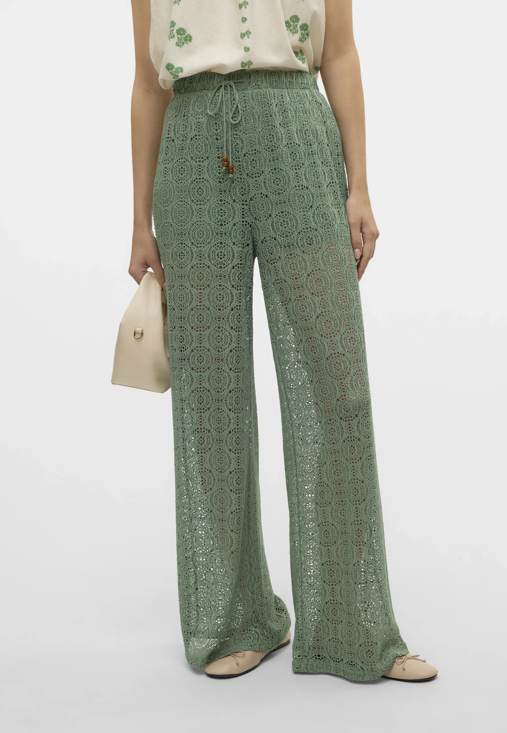 Pantalone in macramè con coulisse Vero Moda art.10325044