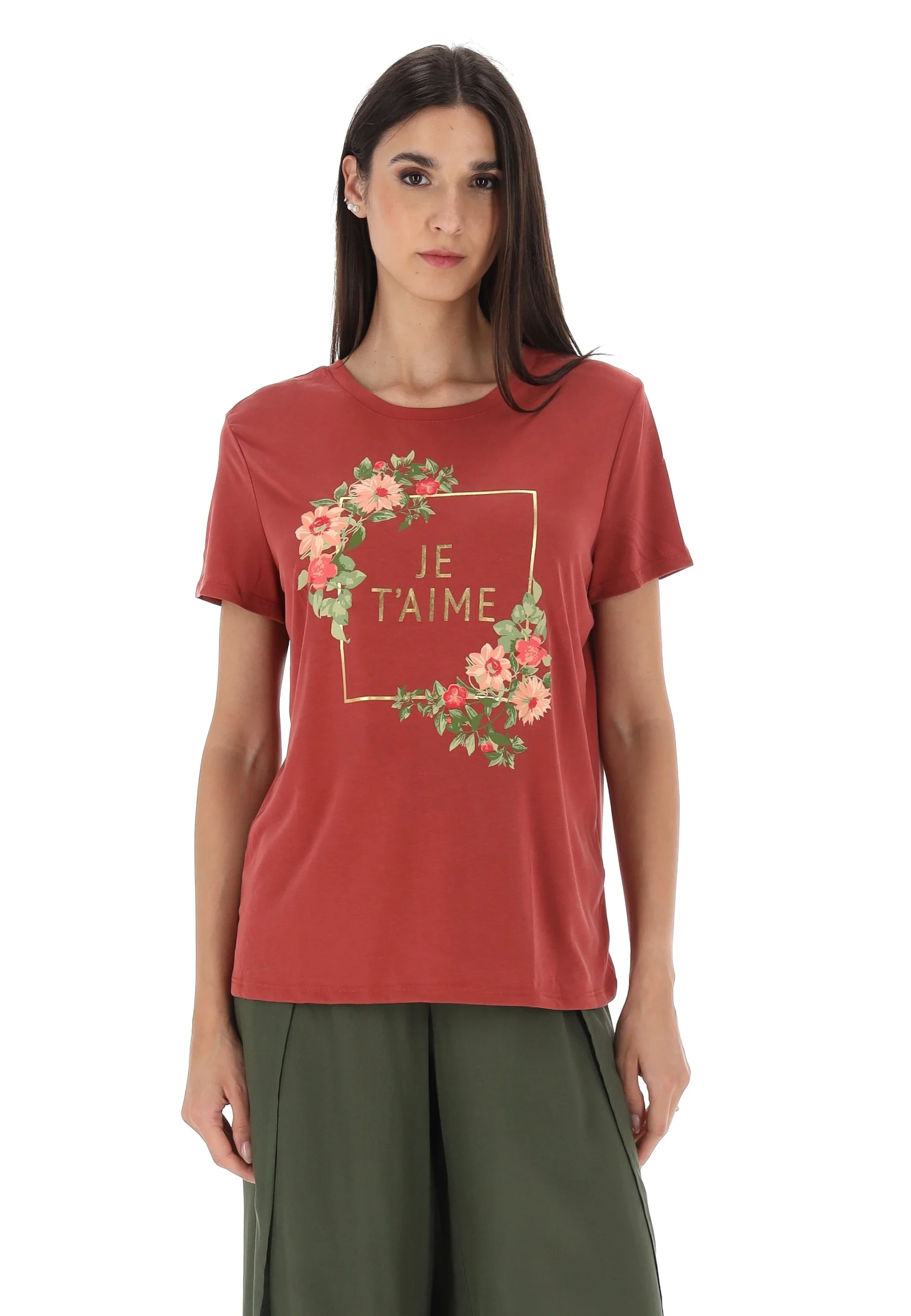 T-shirt misto viscosa Vero Moda stampa gommata art.10327137