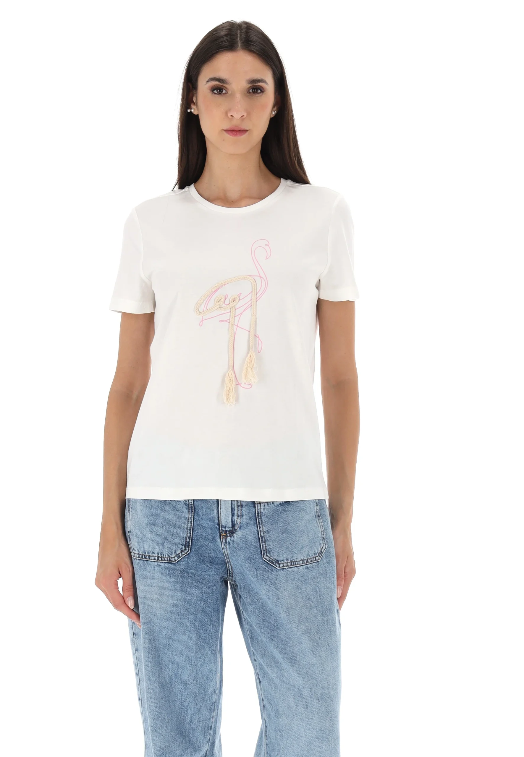 T-shirt Vero Moda art.10327139 con ricamo tramonto cornely