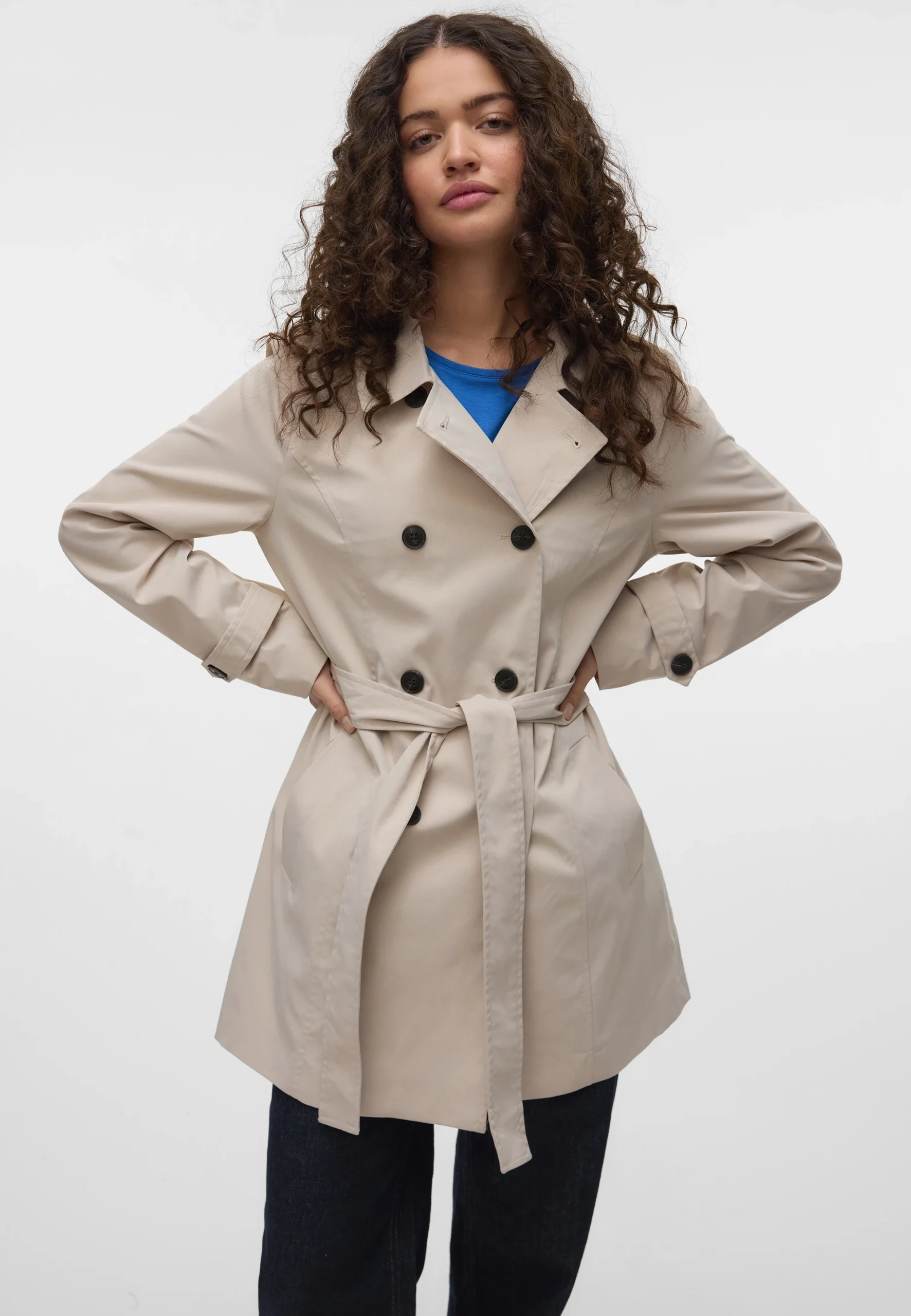 Trench doppiopetto media lunghezza Vero Moda art.10329343
