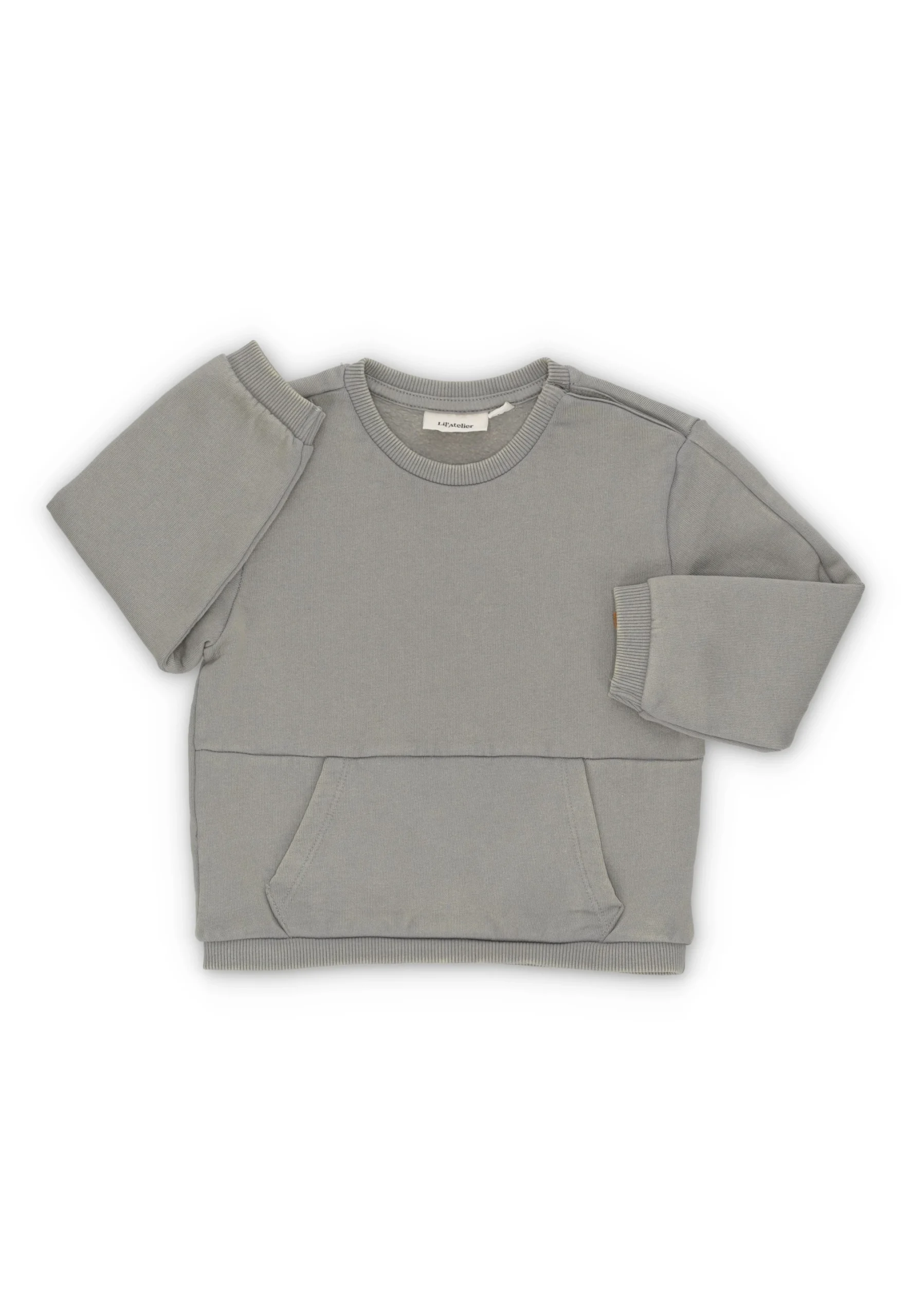 Felpa Lil'Atelier baby used con tasca a marsupio