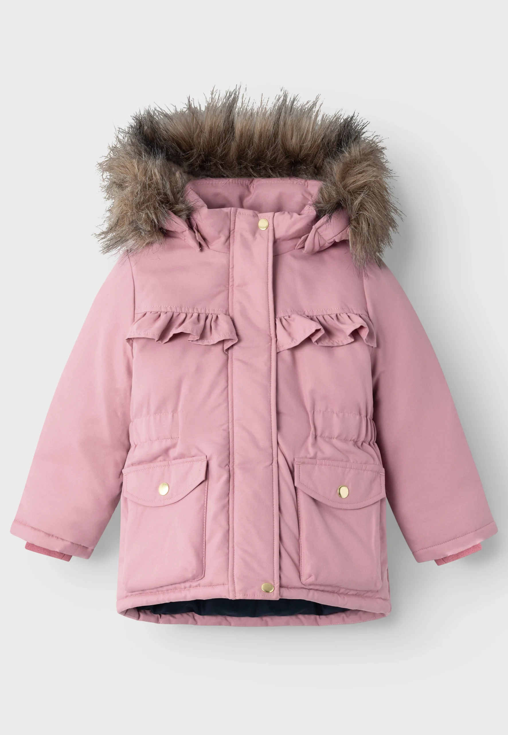 Parka da bambina name it con cappuccio removibile art. 13229418