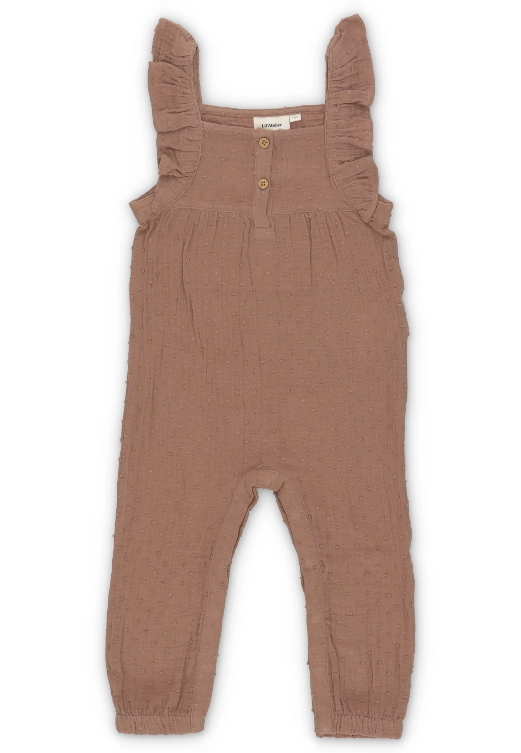 Salopette bambina Lil'Atelier con polsini sul fondo art.13231627