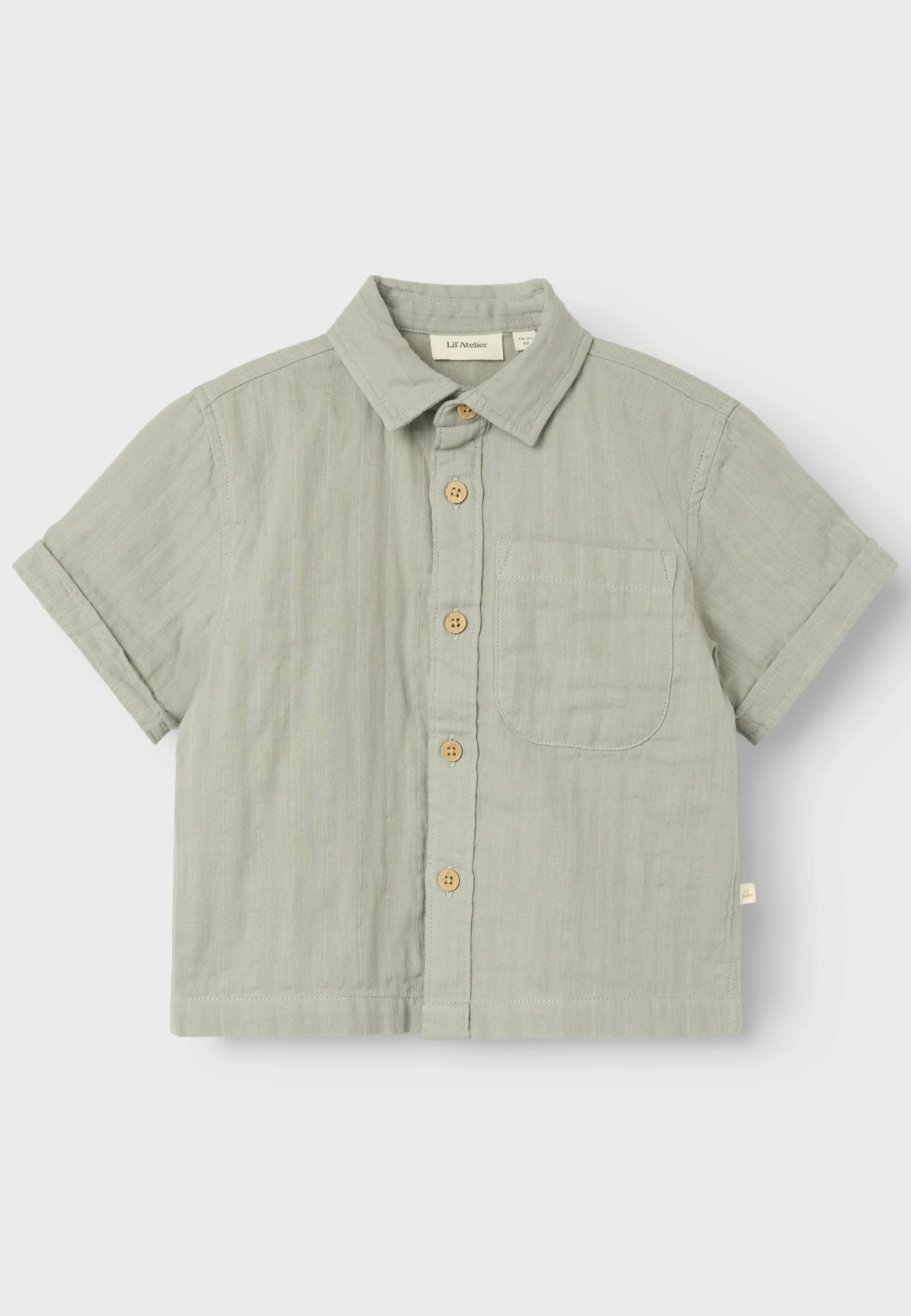 Camicia effetto mussola bimbo Lil'Atelier art.13241141