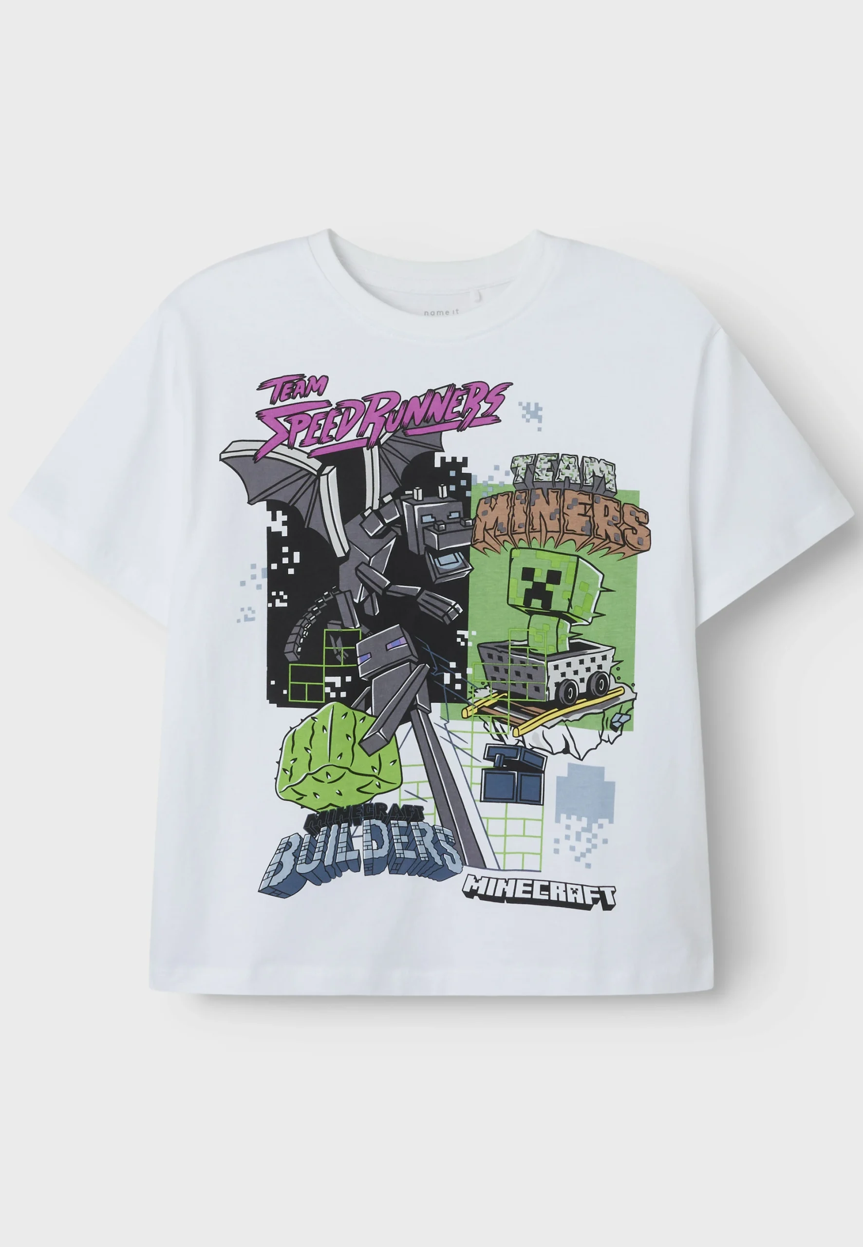 T-shirt ragazzo name it con stampa Minecraft art. 13245036