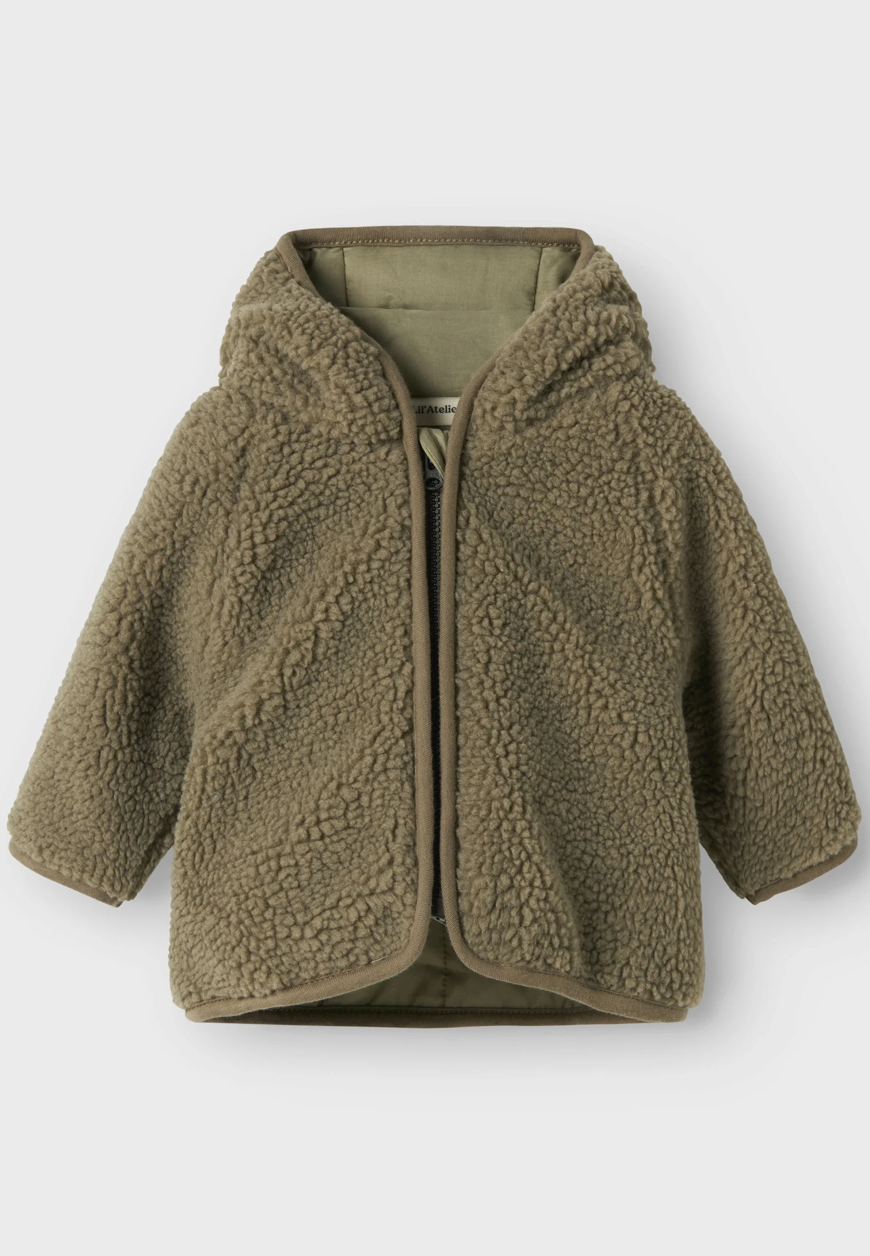 Giubbino in sherpa Lil'Atelier baby con zip art.13245126
