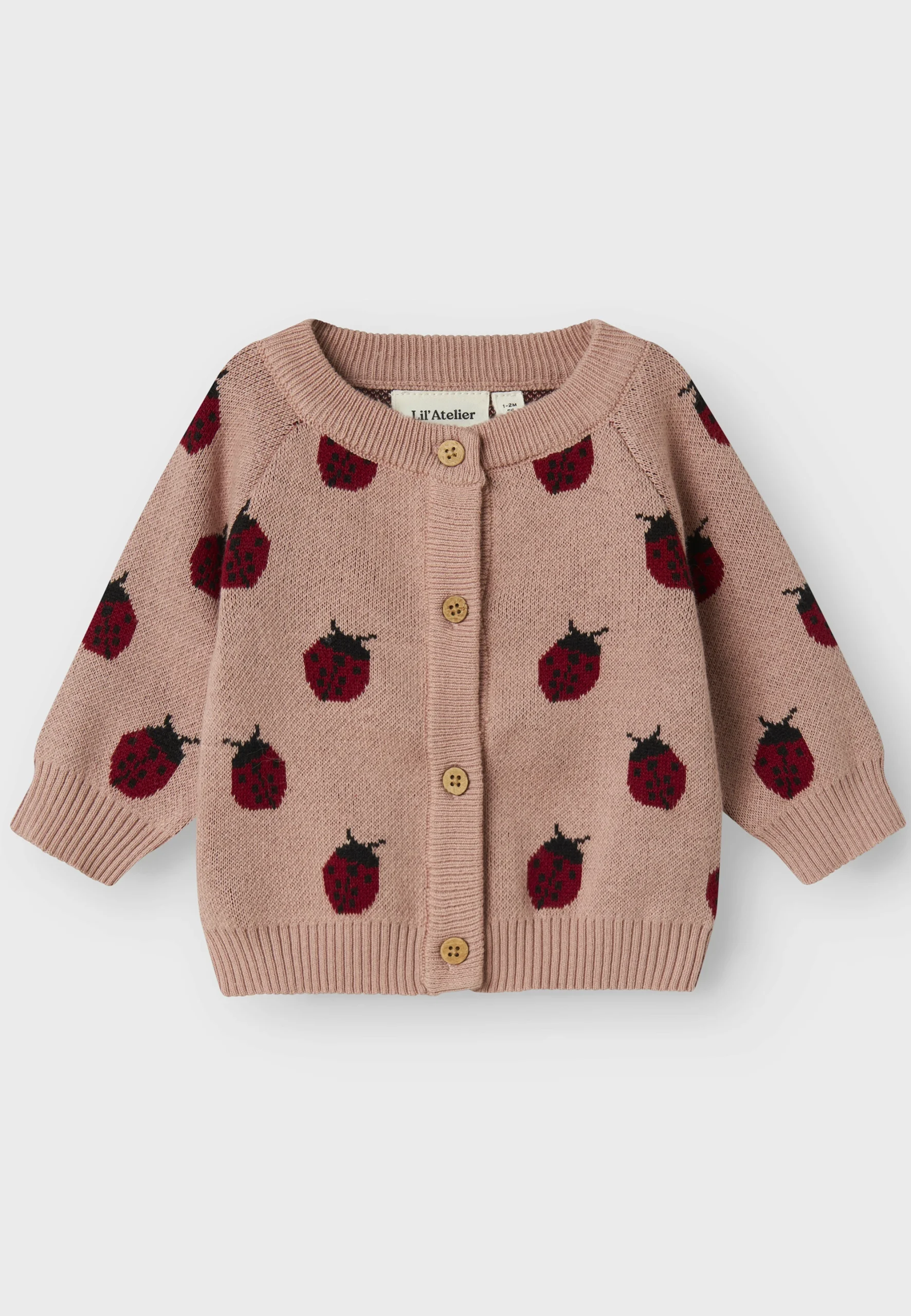 Cardigan in maglia Lil'Atelier baby con coccinelle art.13245316