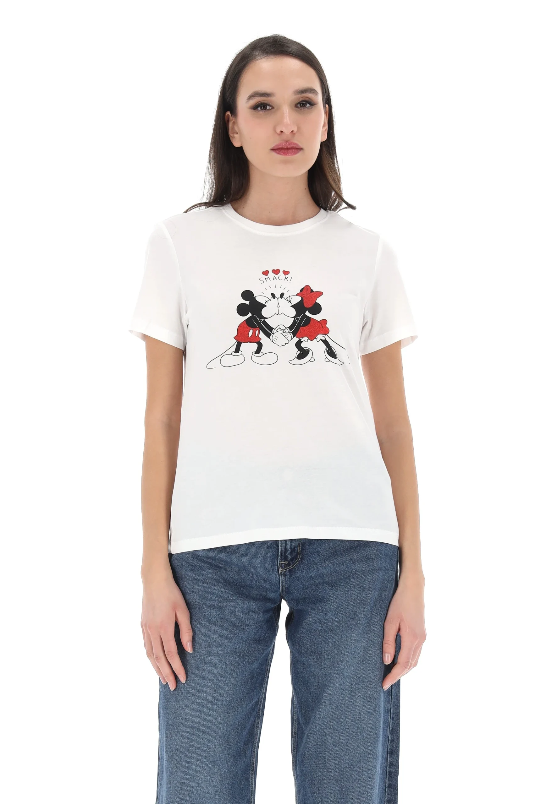 T-shirt Only donna stampa Disney frontale