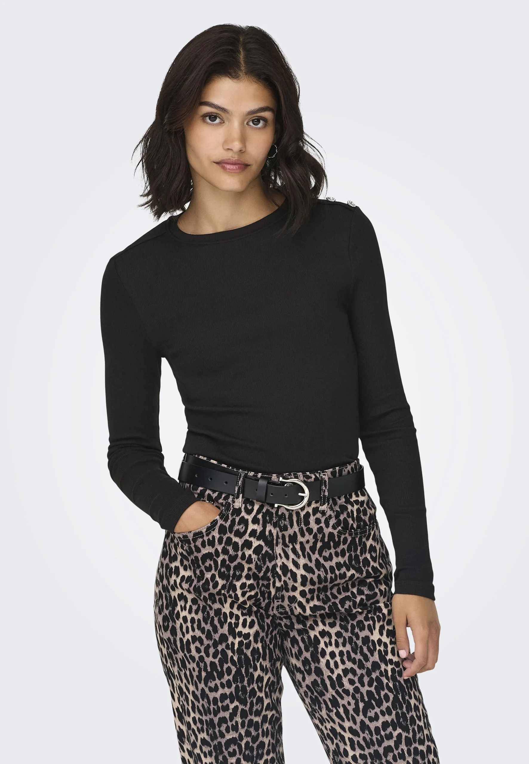 Maglia Only con bottoni gioiello art.15330371