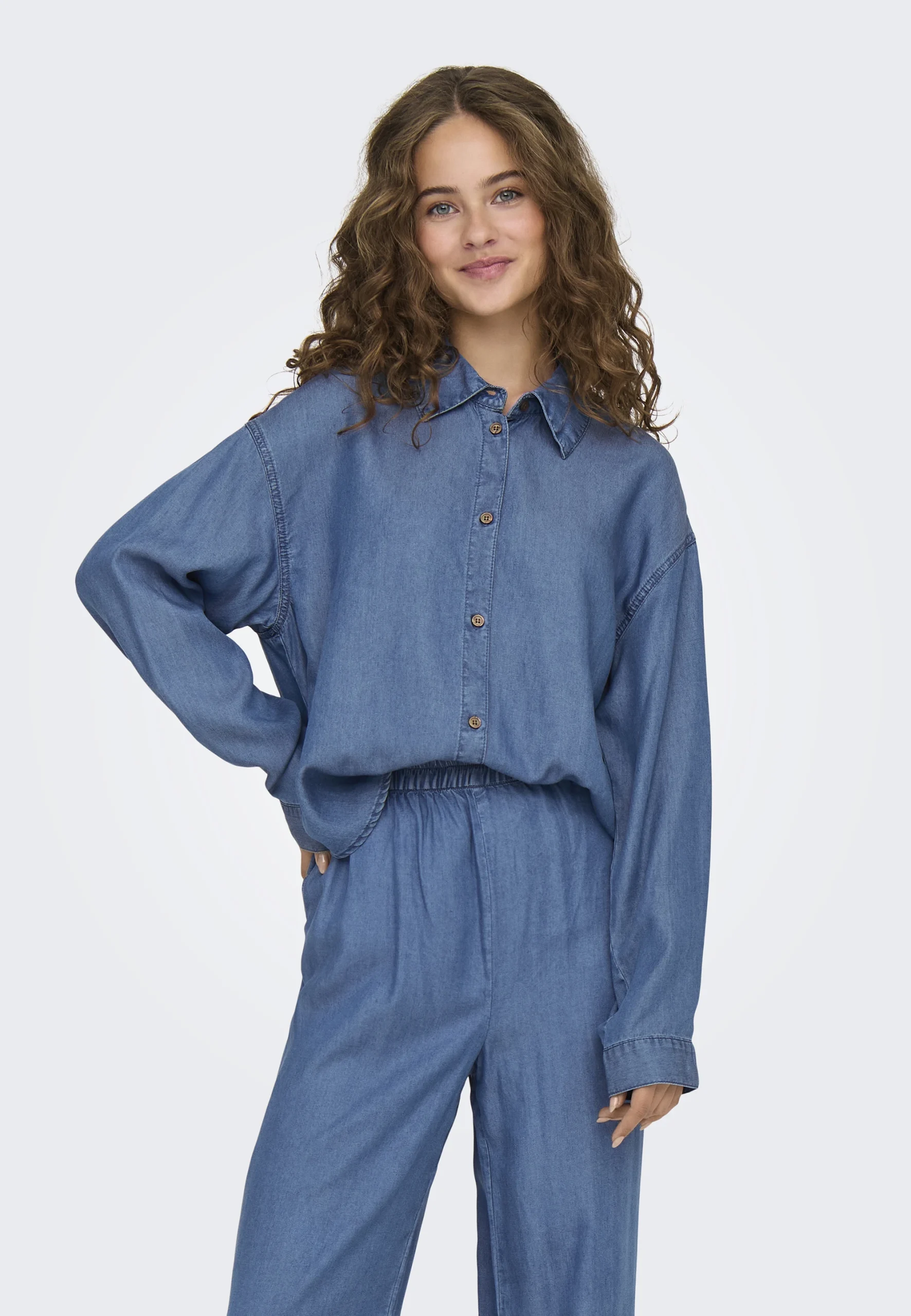 Camicia Only donna con fondo stondato art.15337928