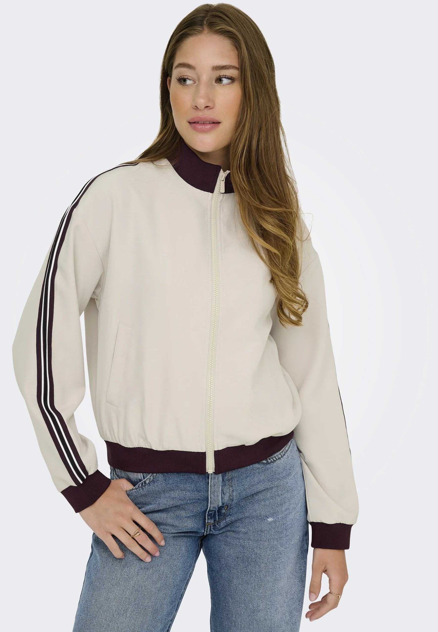 Felpa full zip Only donna art.15351239