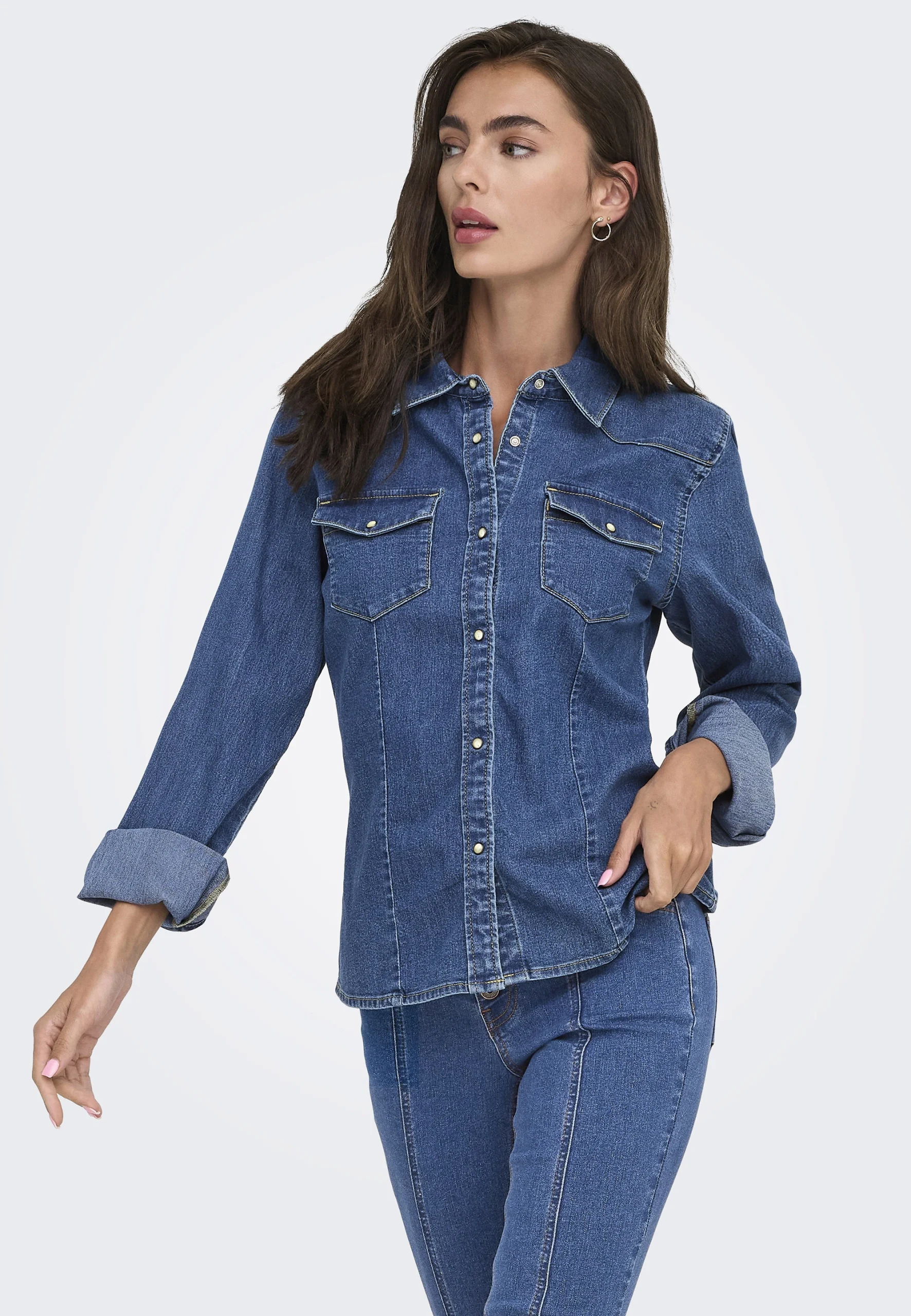 Camicia in denim Only donna art. 15352339