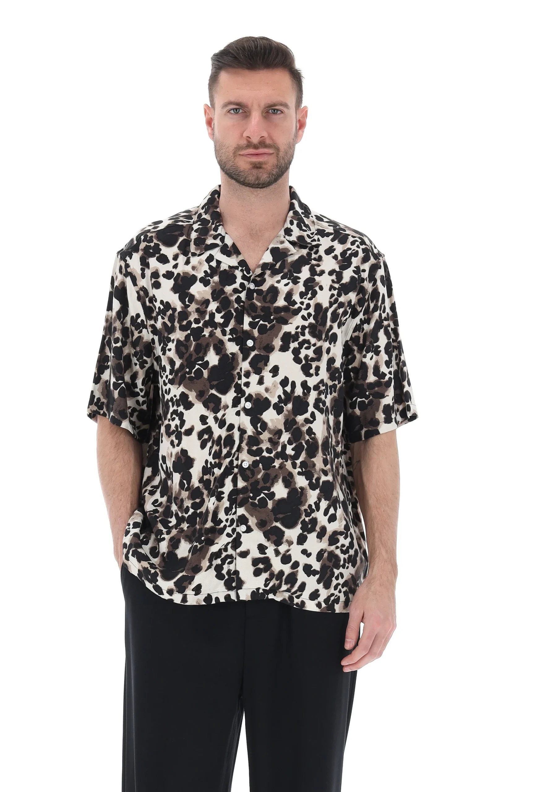 Camicia bowling maculata in viscosa Only&Sons uomo art.22032640
