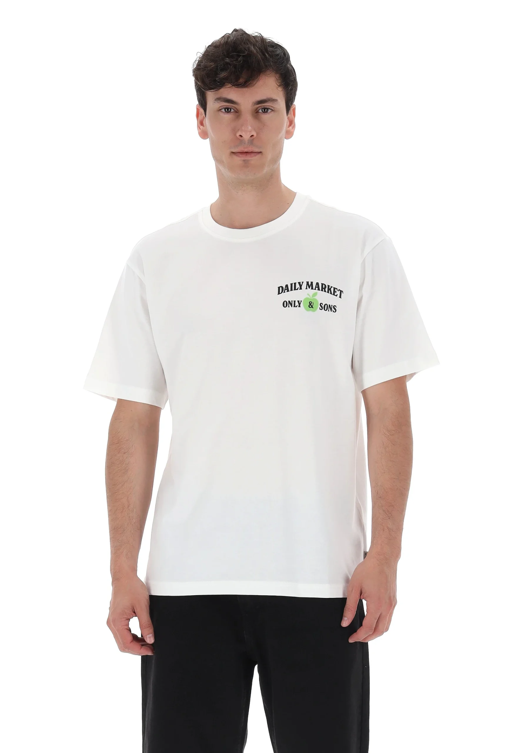 T-shirt Only & Sons stampa retro uomo