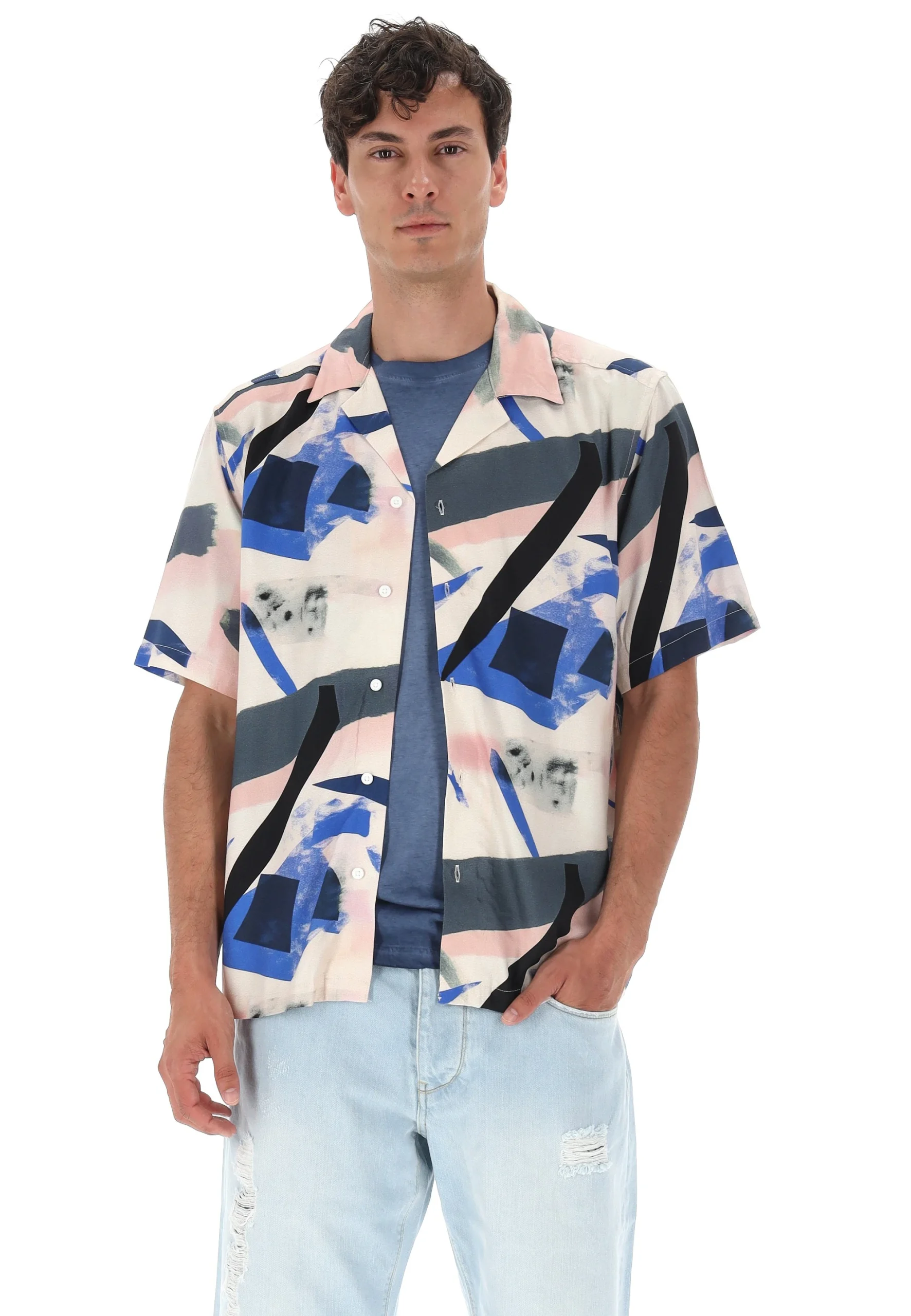 Camicia bowling in viscosa Only&Sons uomo art.22033481