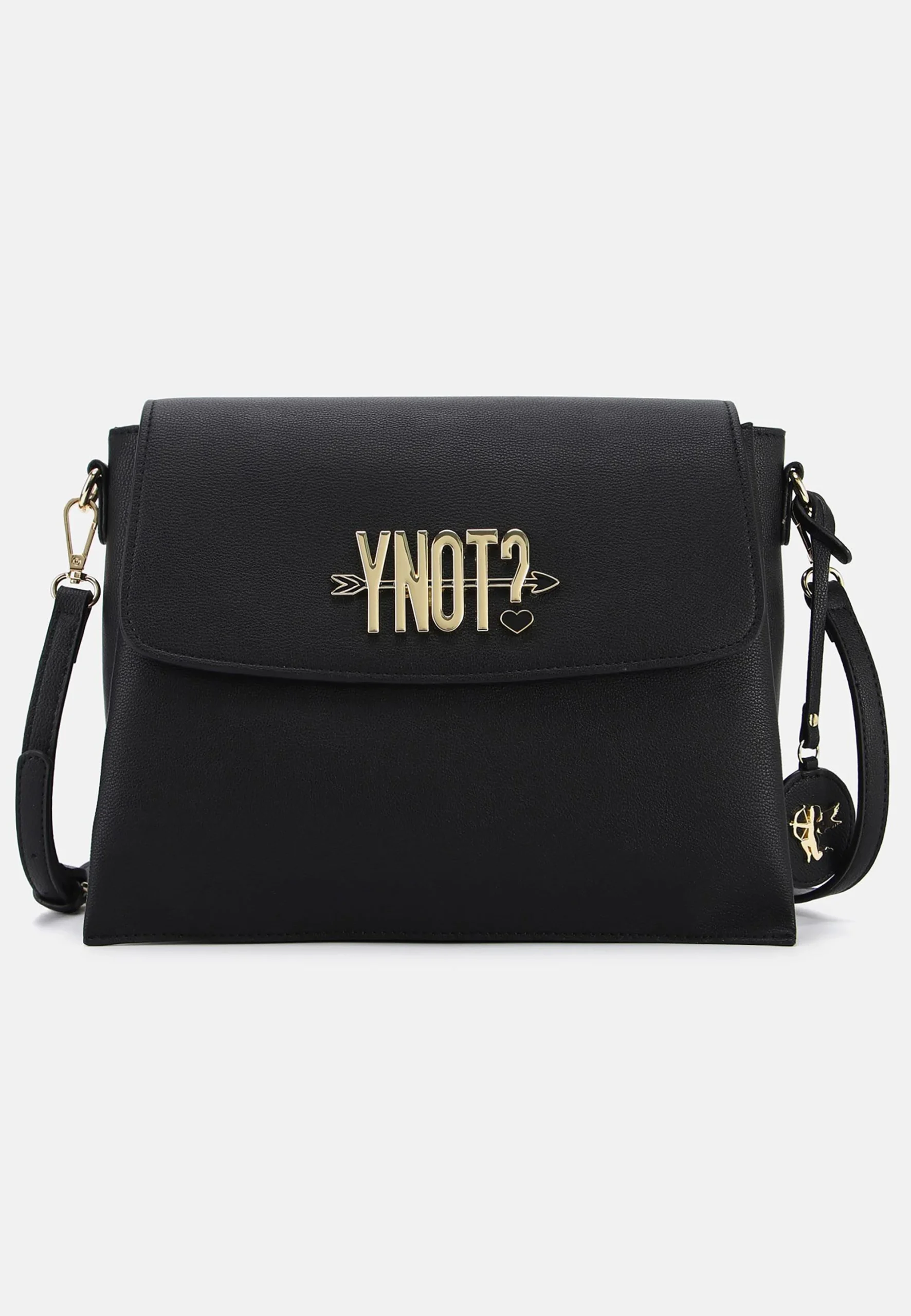 Borsa a tracolla YNot? mod. Lovers con logo frontale dorato