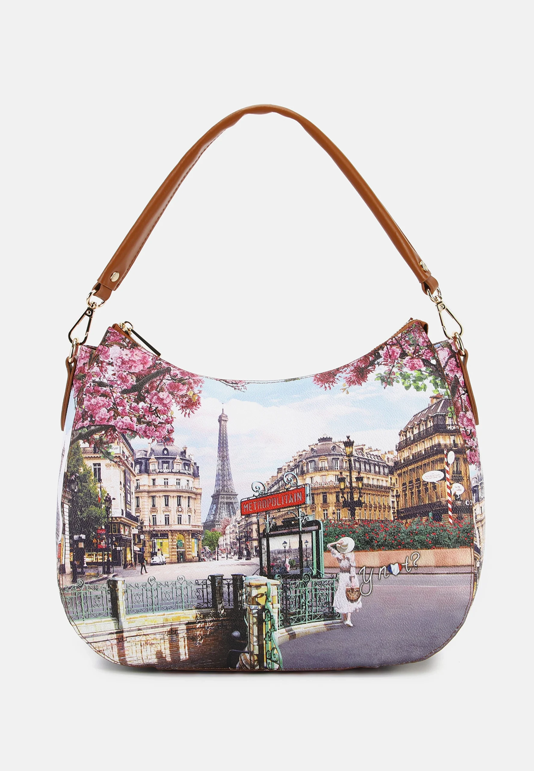 Borsa a spalla YNot? stampa città Yes Bag art. YES629S5