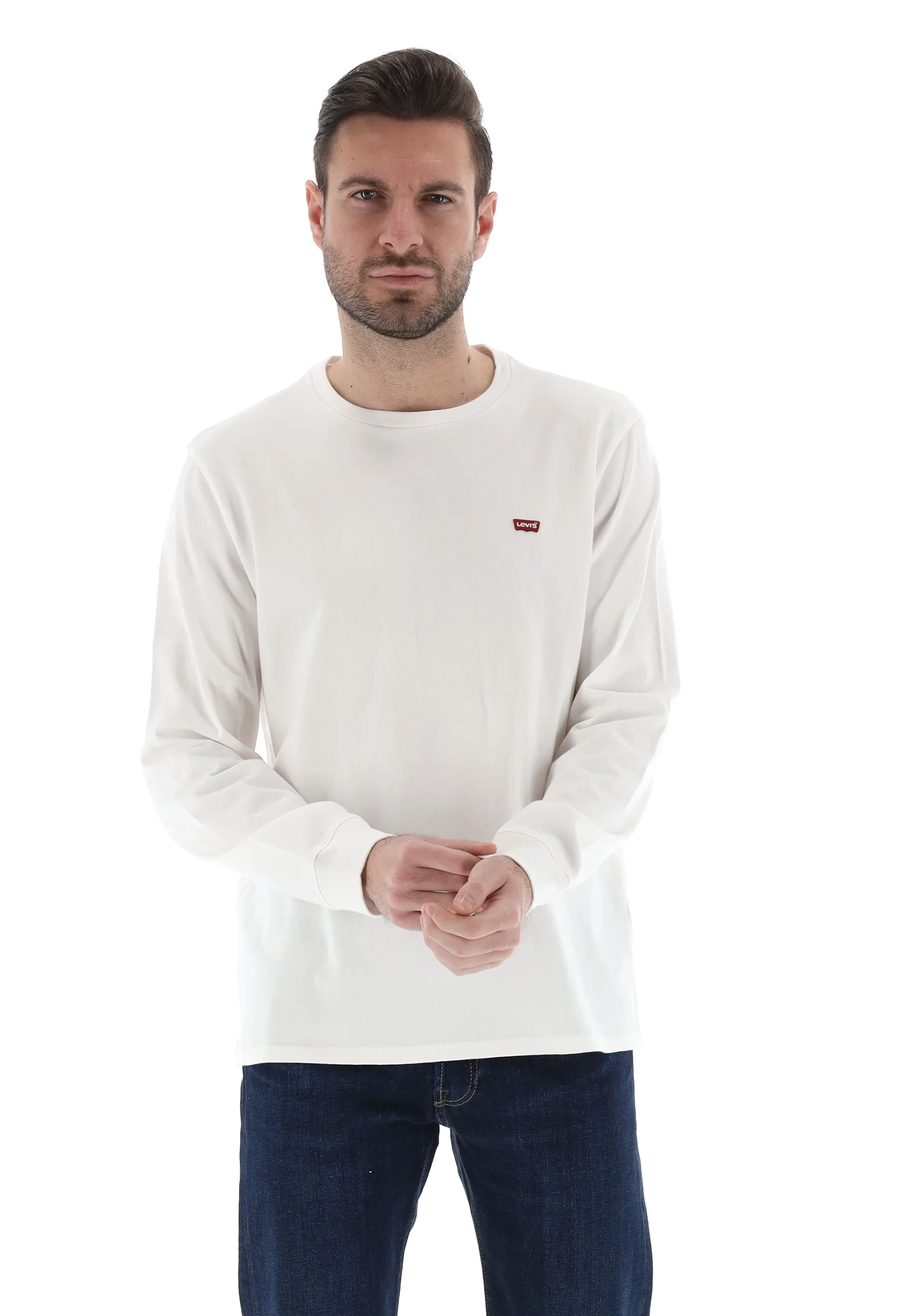 Maglia in cotone Levi's® con logo piccolo a contrasto