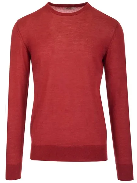 Al Duca D'aosta Uomo Maglia girocollo rossa