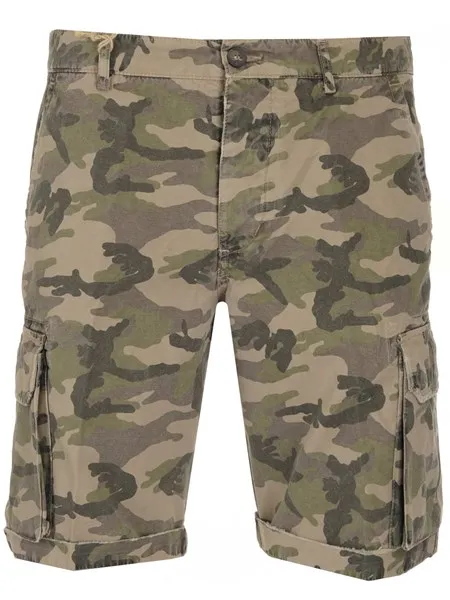 Al Duca D'aosta 1902 Uomo Bermuda camouflage verde