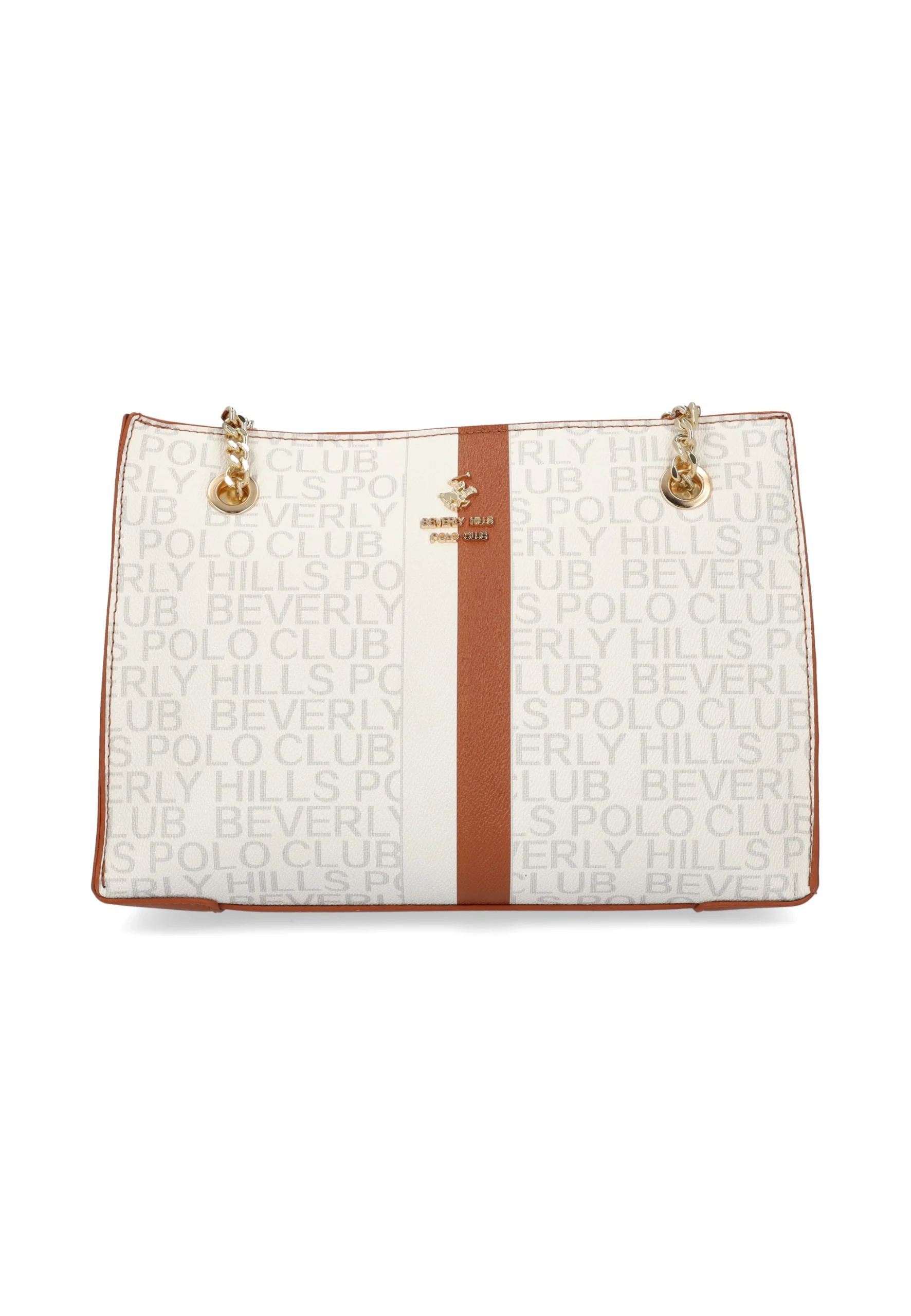 Borsa a mano con lettering e dettagli colorati Beverly Hills Polo Club