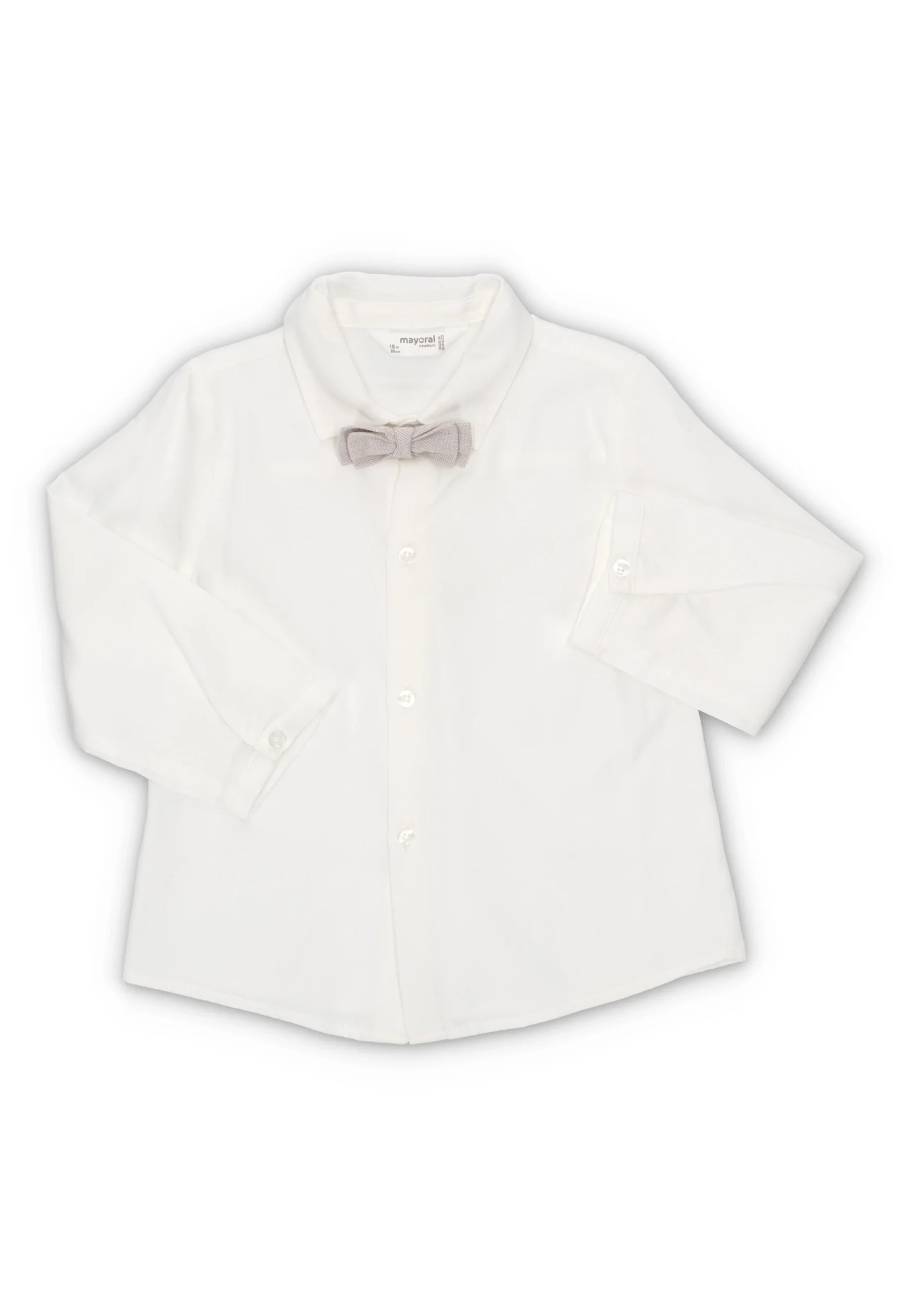 Camicia baby Mayoral art.1102 in cotone con papillon