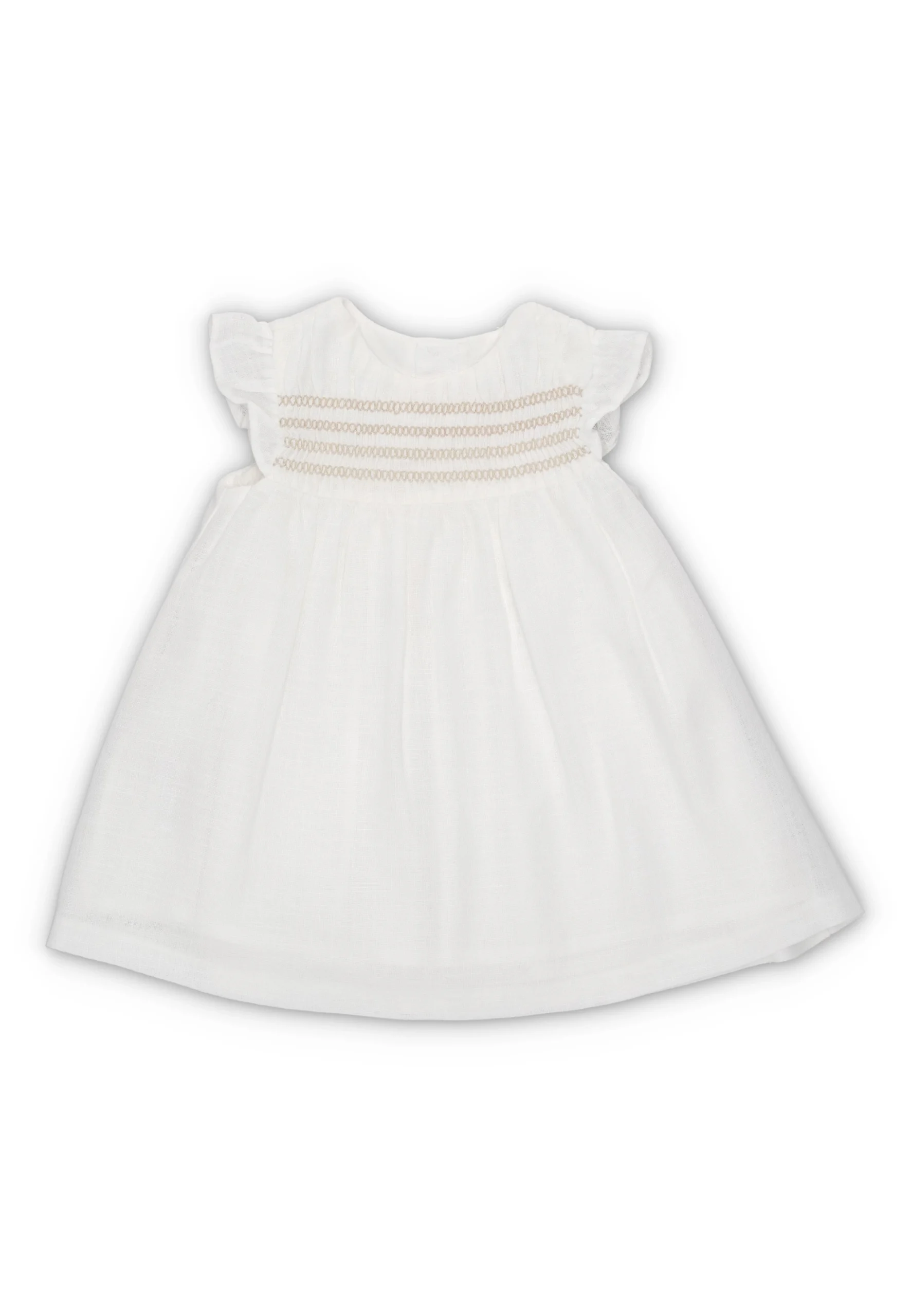 Vestitino Mayoral baby effetto lino operato art.1846