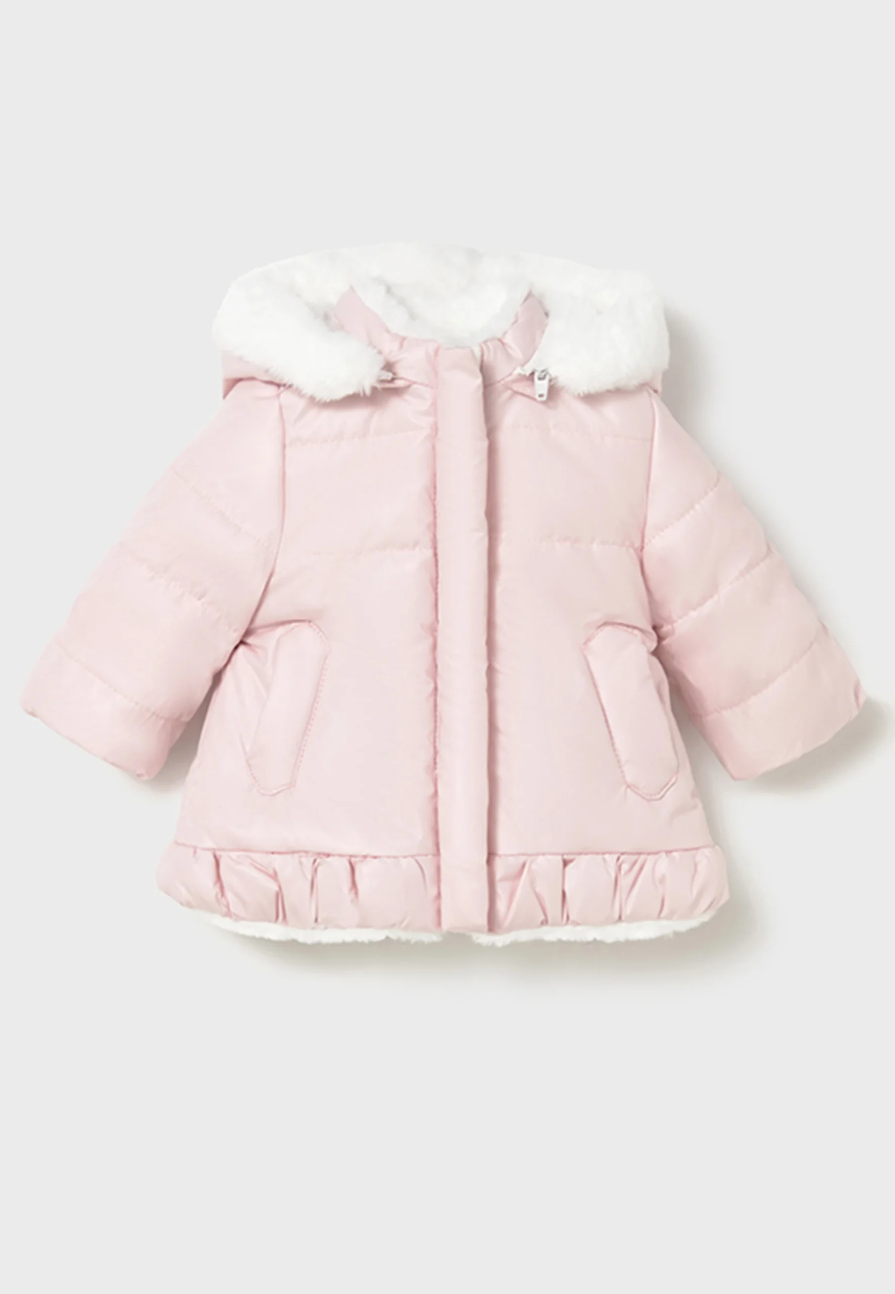 Giaccone reversibile con pelliccia Mayoral baby art.2404