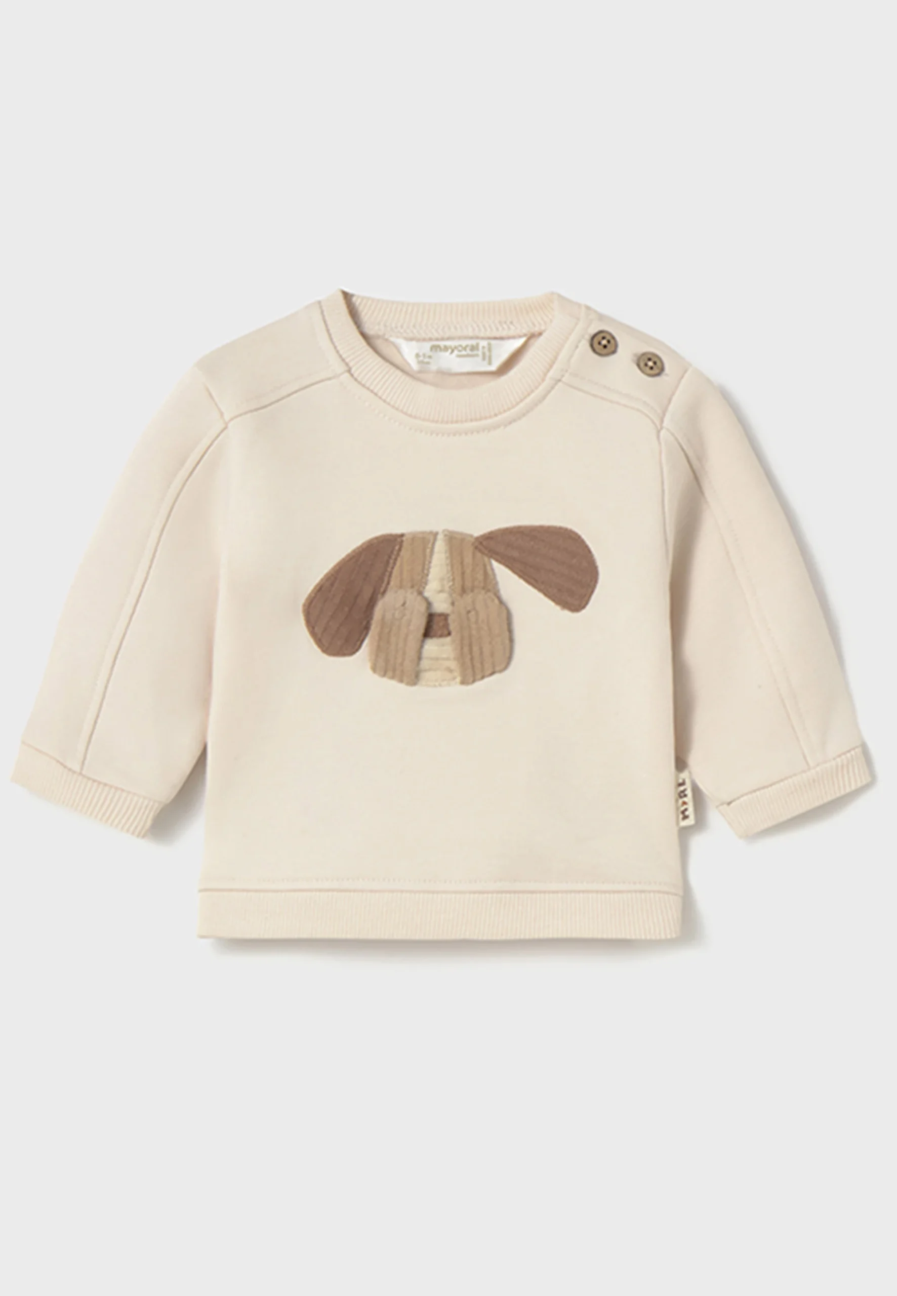 Felpa Mayoral baby con stampa cagnolino interattiva art.2406