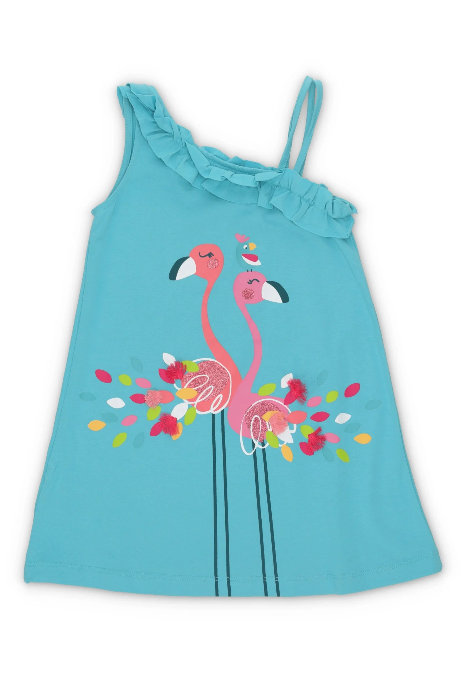 Vestito Mayoral stampa fenicotteri art. 3937