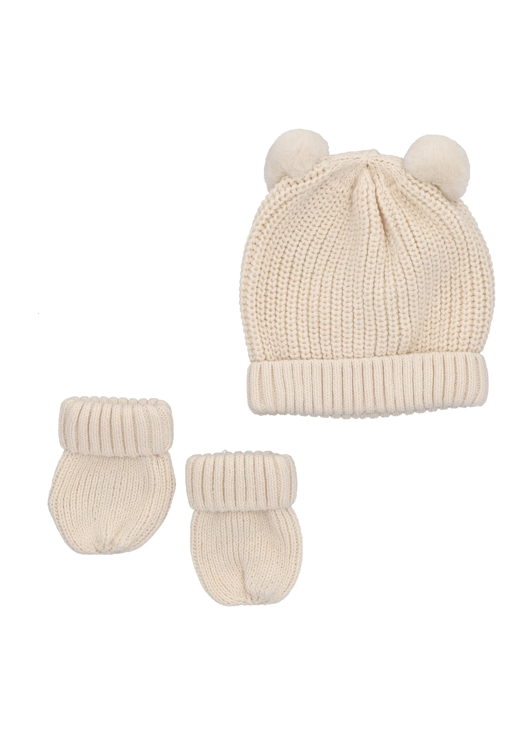 Set cappellino e manopole in maglia Mayoral 9766 baby