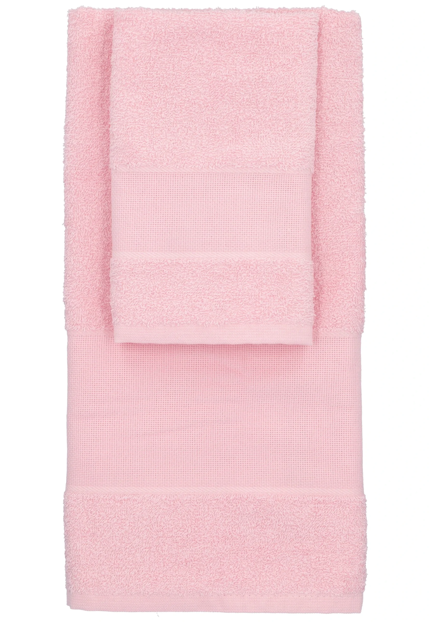 Coppia asciugamani viso e ospite Almatex in spugna