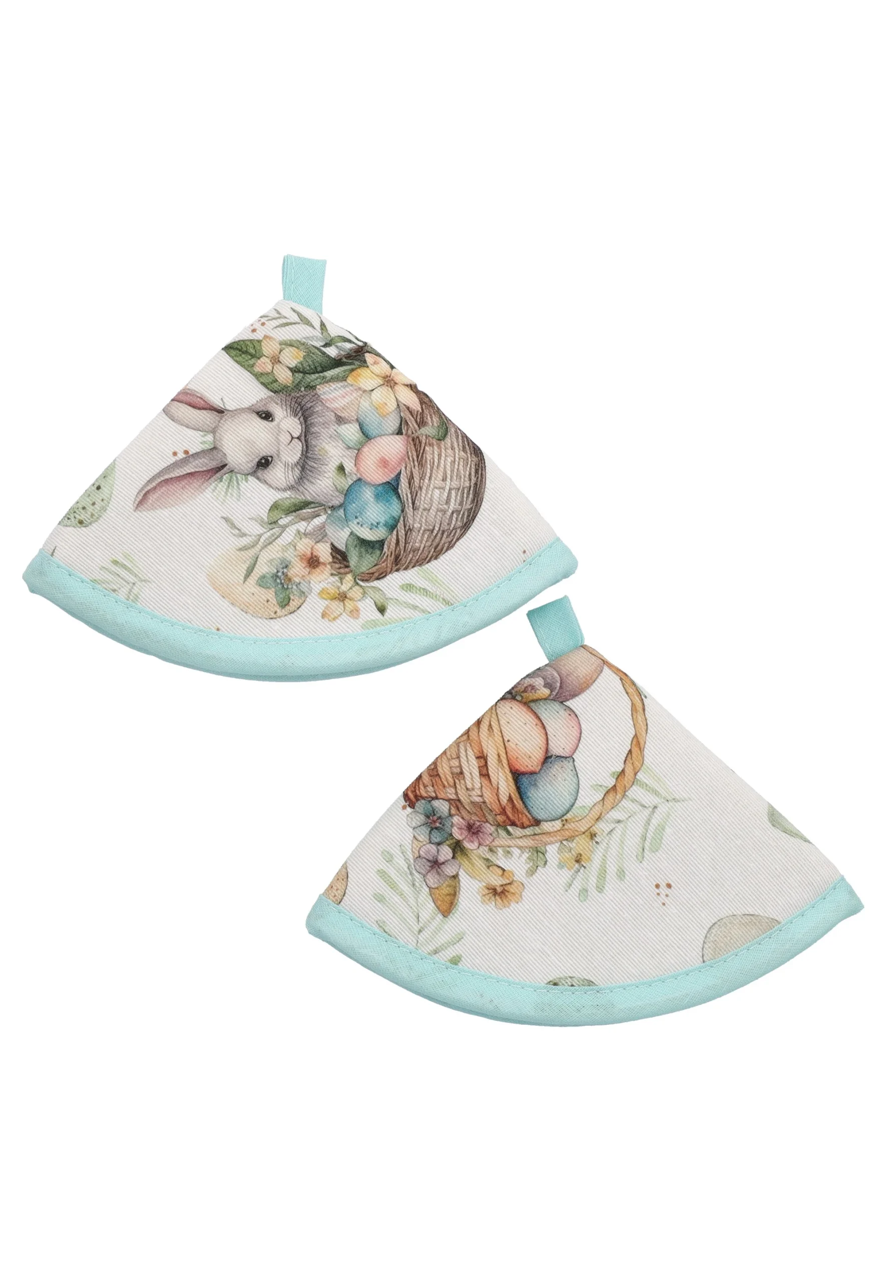 Set presine a cappuccio Almatex con stampa coniglietti