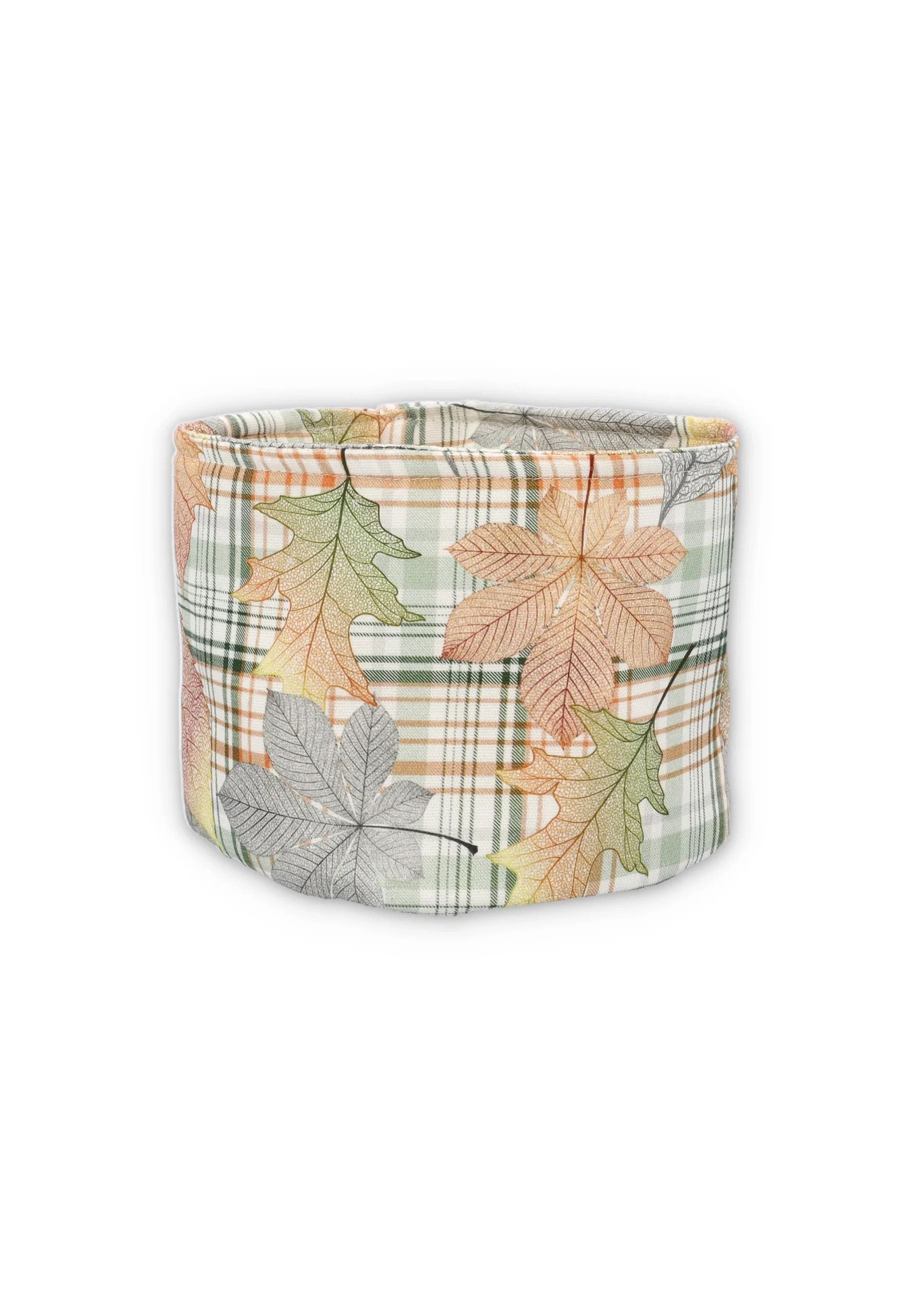 Cestino per il pane NicoHome in fantasia quadri e foglie