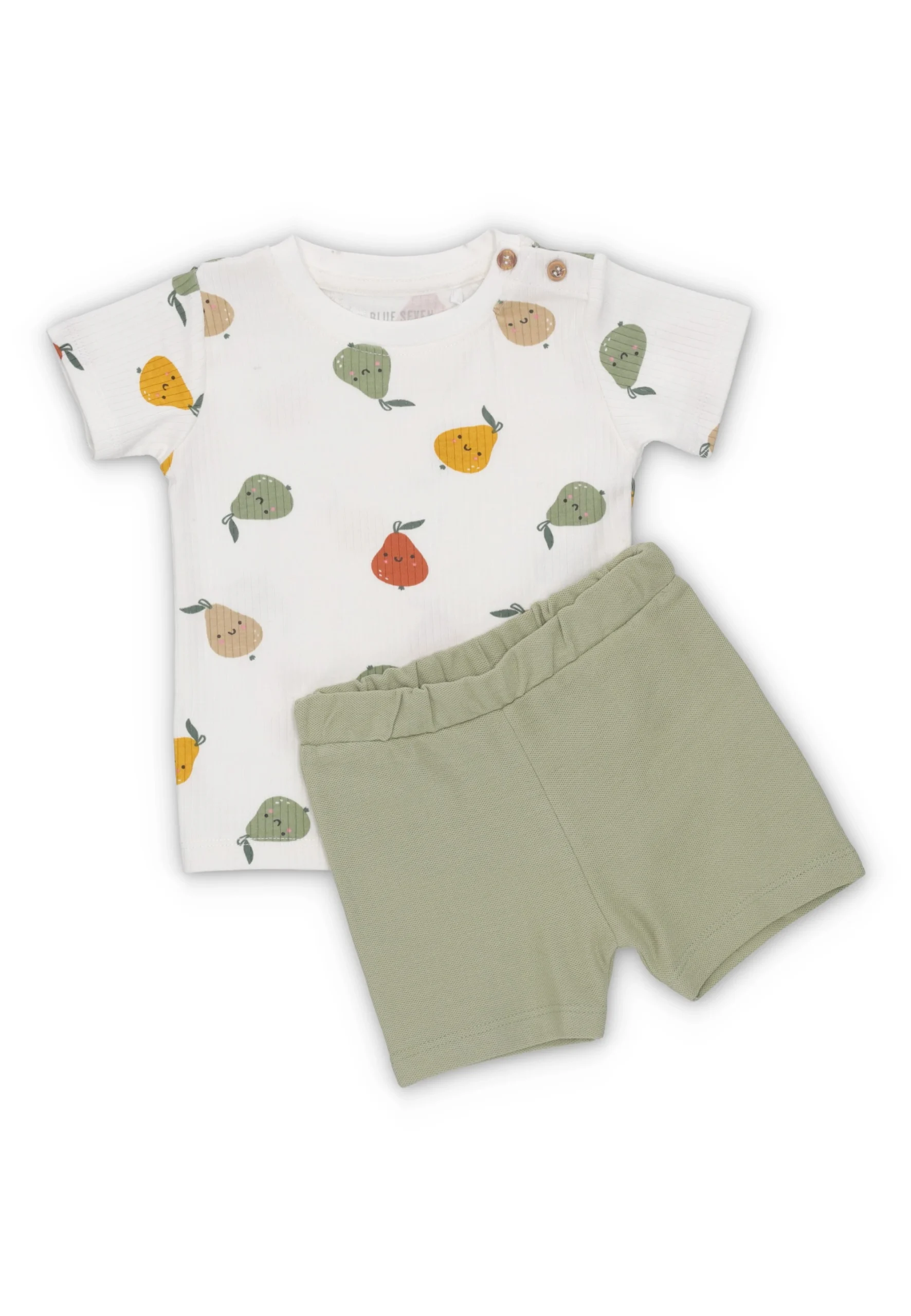 Completo stampa pere Blue Seven neonato