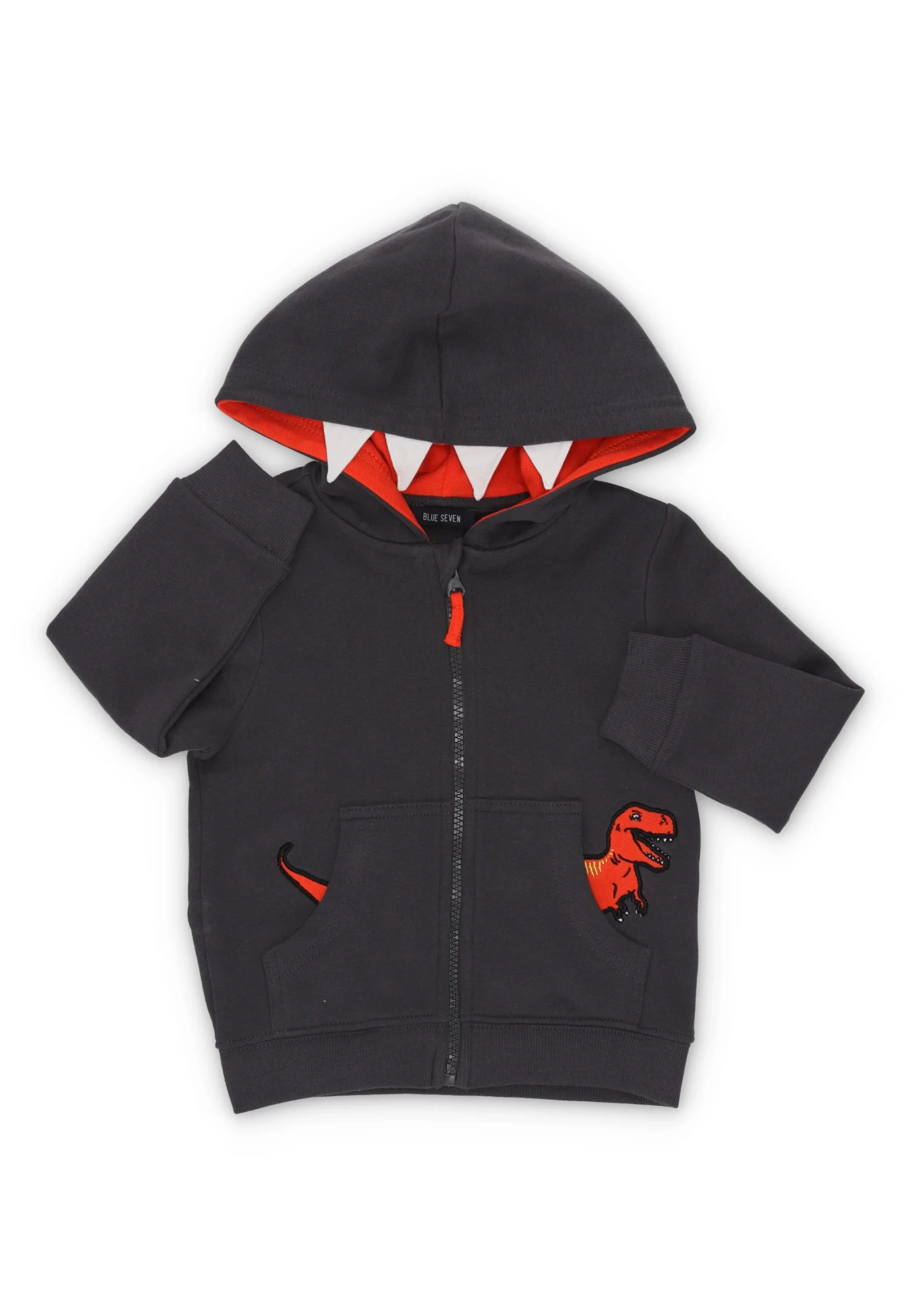 Felpa Blue Seven con patch dinosauro art.864763 bimbo