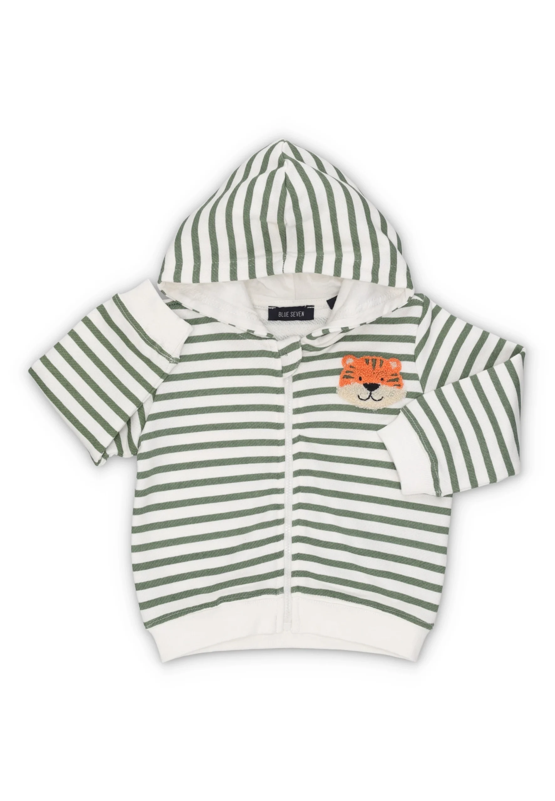 Felpa a righe Blue Seven baby con tigrotto art.936072