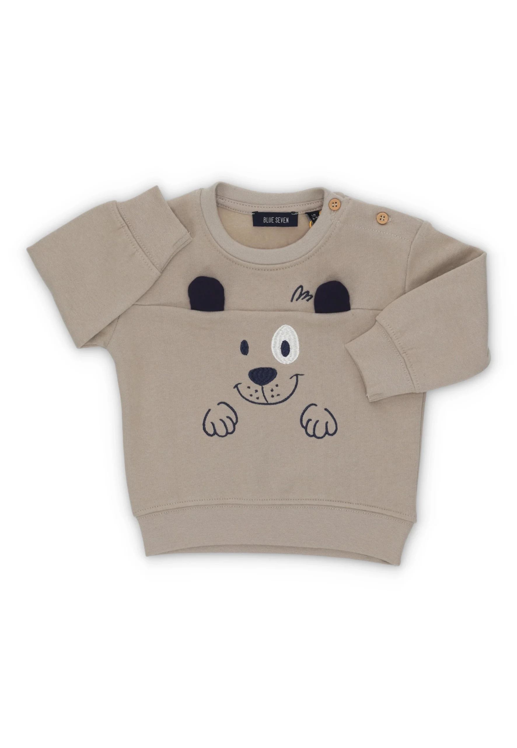 Felpa Blue Seven con ricamo cagnolino art.984140 baby