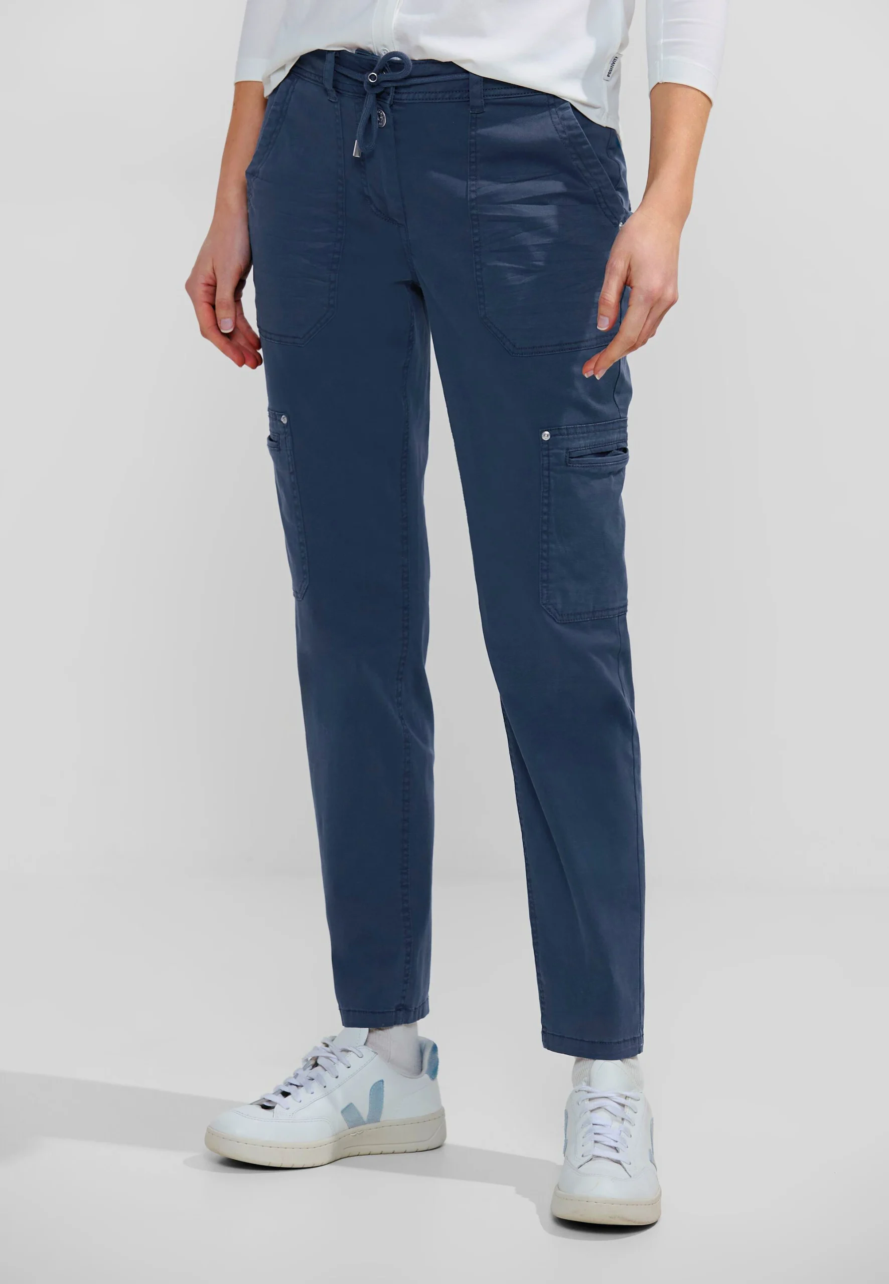 Pantalone cargo Cecil tinta unita mod. Scarlett