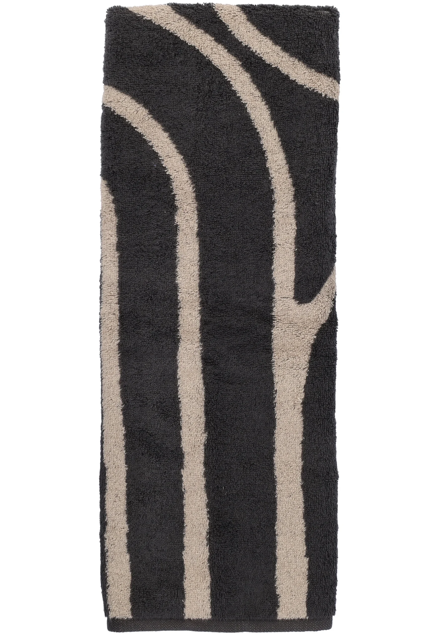 Asciugamano viso in cotone Cawo fantasia righe circolari