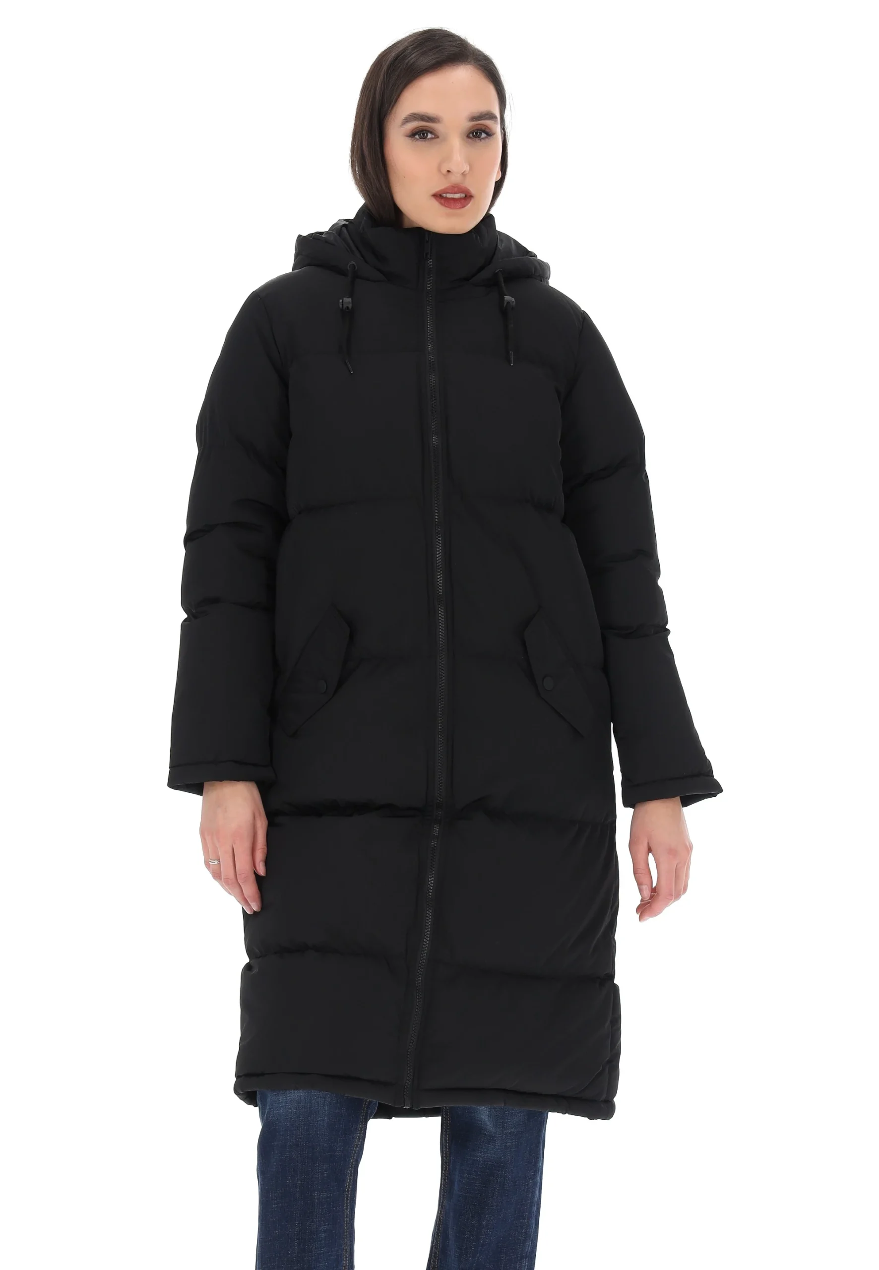 Ecopiumino lungo con cappuccio BraveSoul