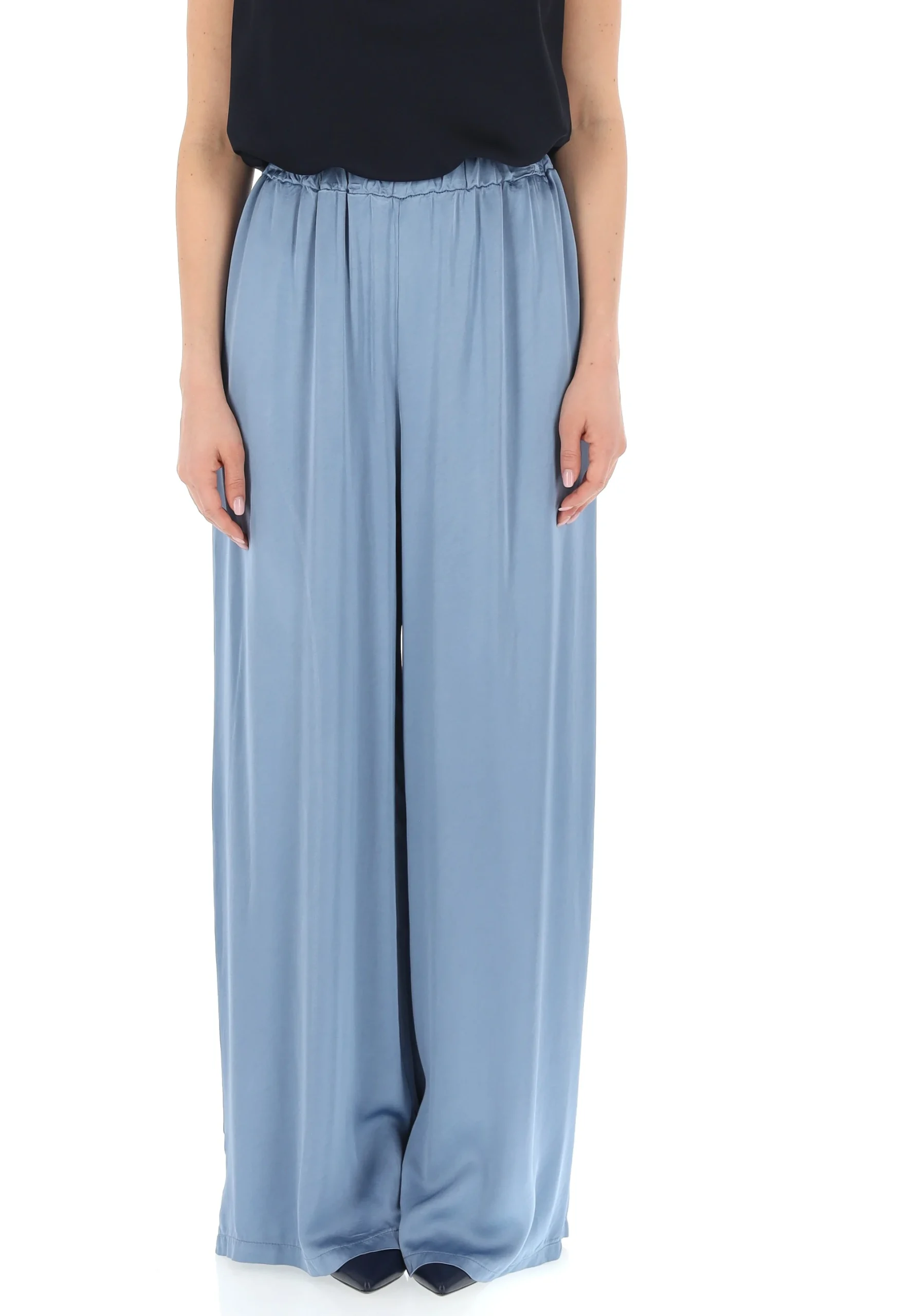 Pantalone palazzo Lizalù effetto raso