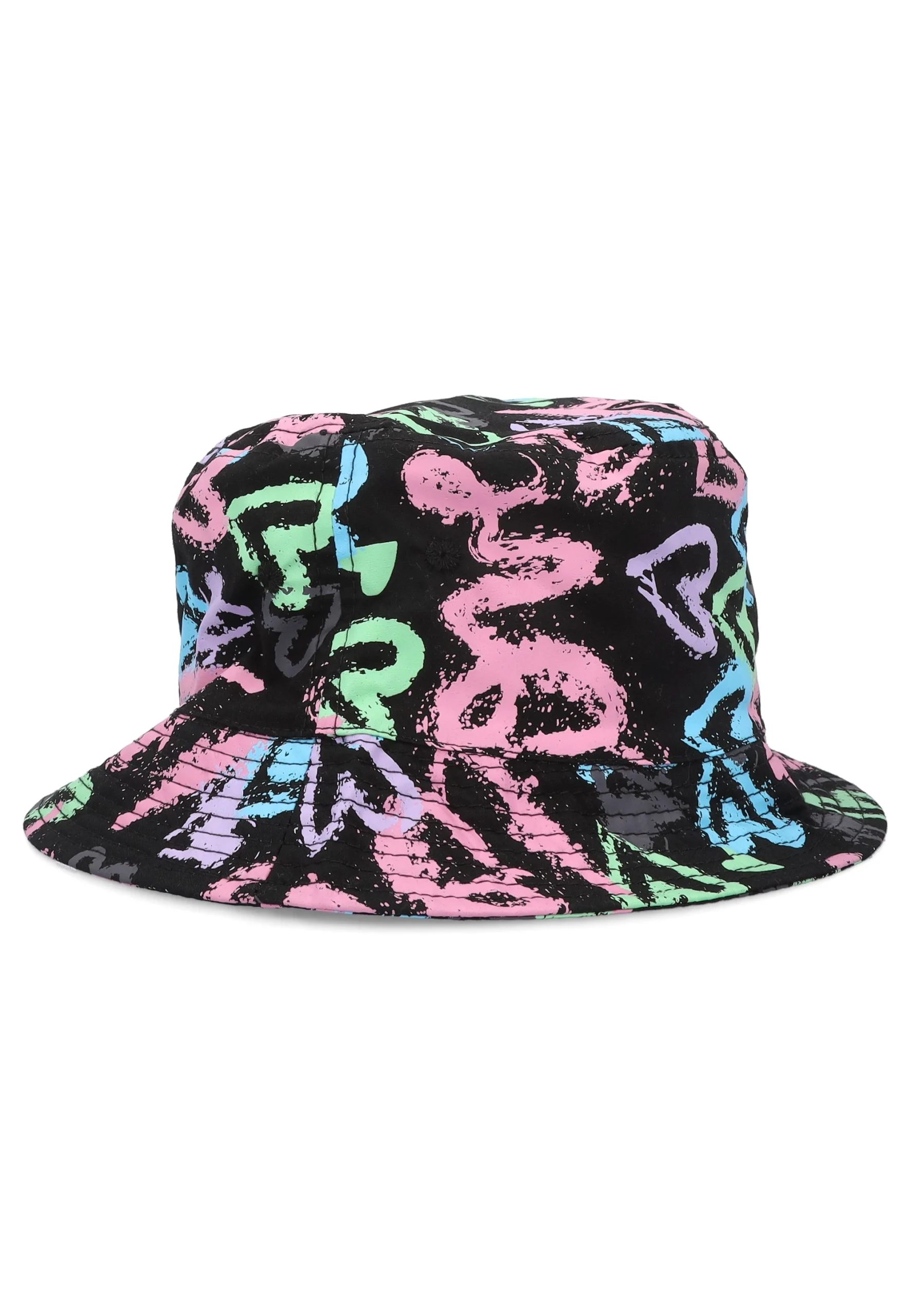 Cappellino pescatore stampa all over cuori Hate You kids