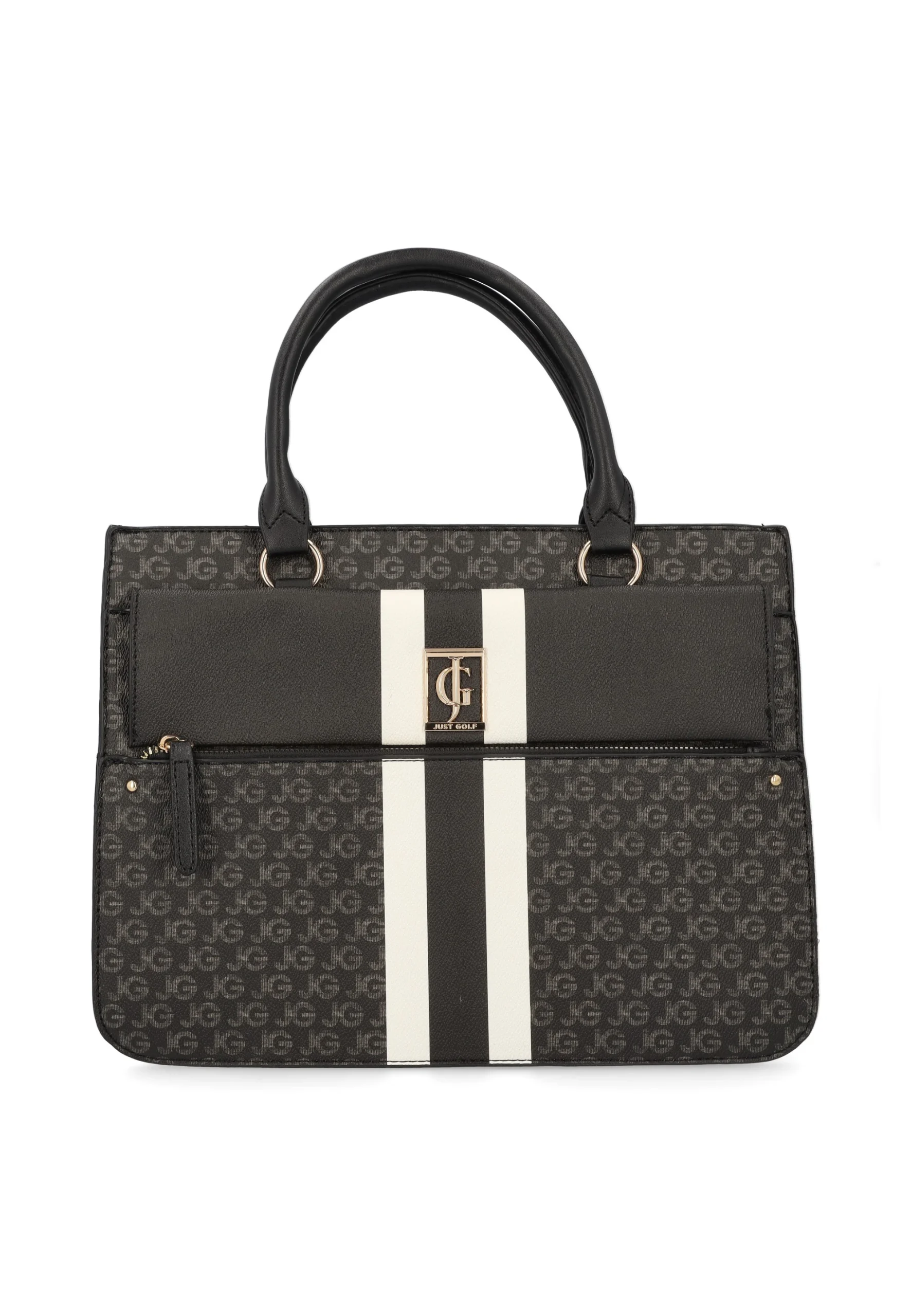Borsa a mano con lettering e dettagli righe Just Golf art. 18262 4
