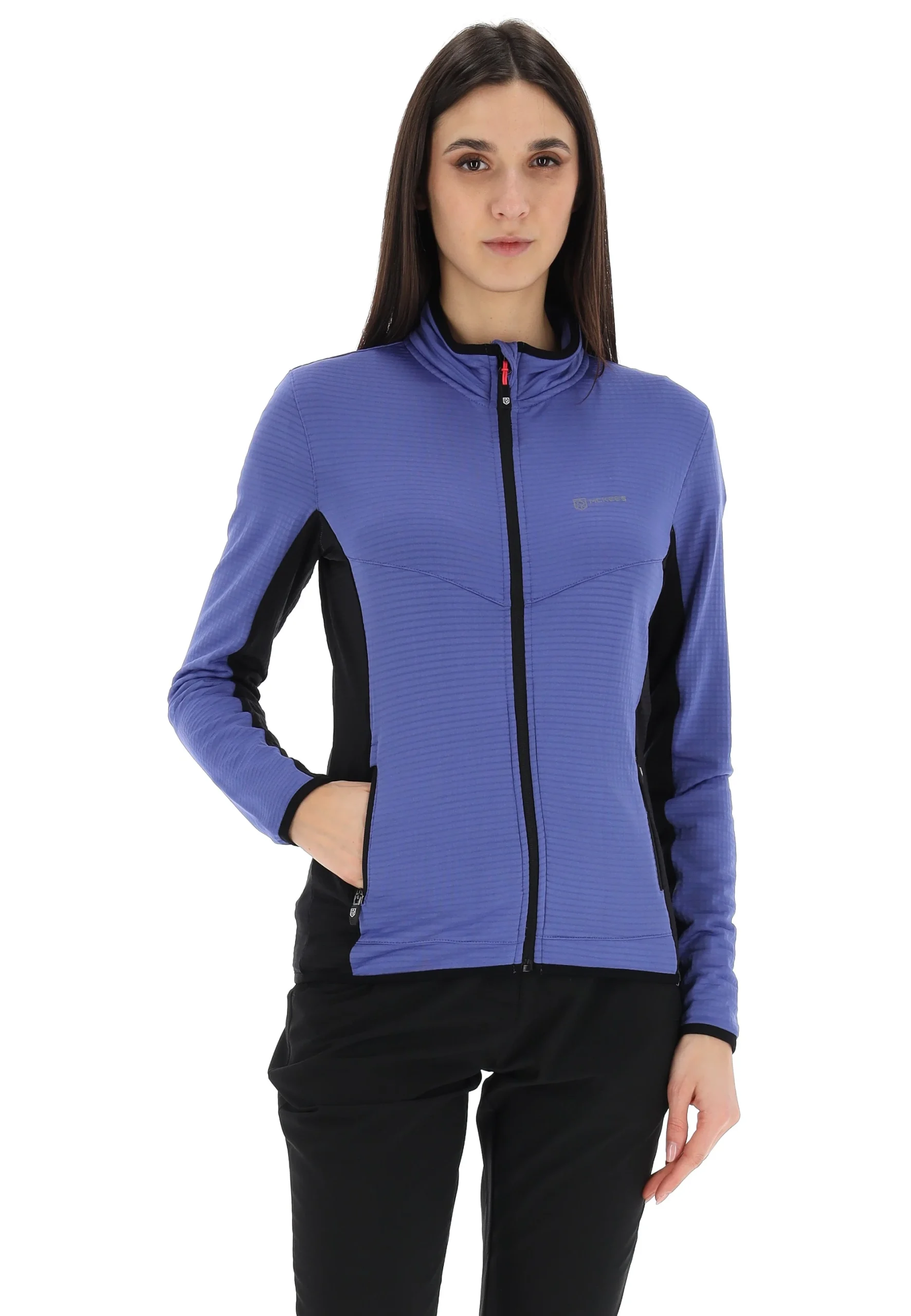 Pile full zip outdoor con collo a fascia McKee's donna