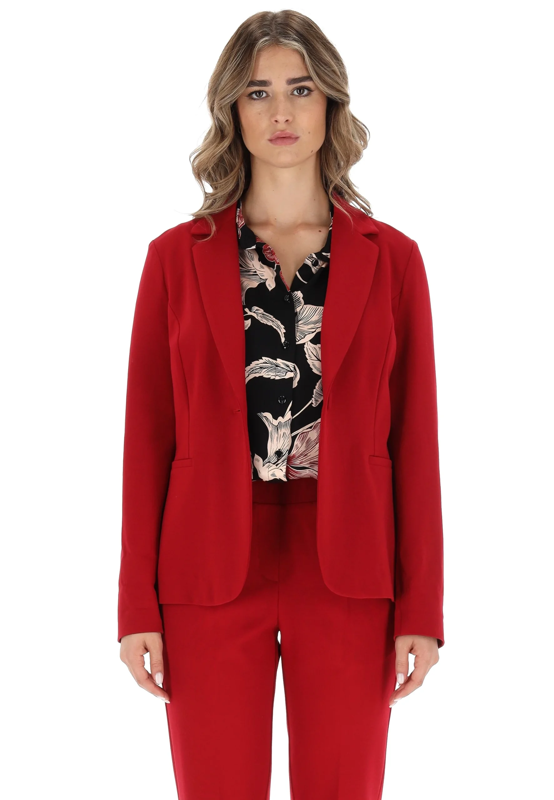 Blazer con bottone in punto milano Main&Land donna