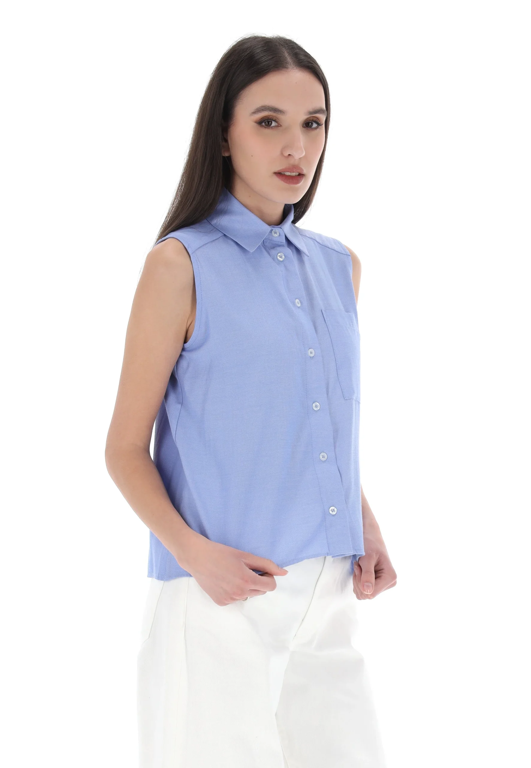 Camicia oxford smanicata Artigli donna