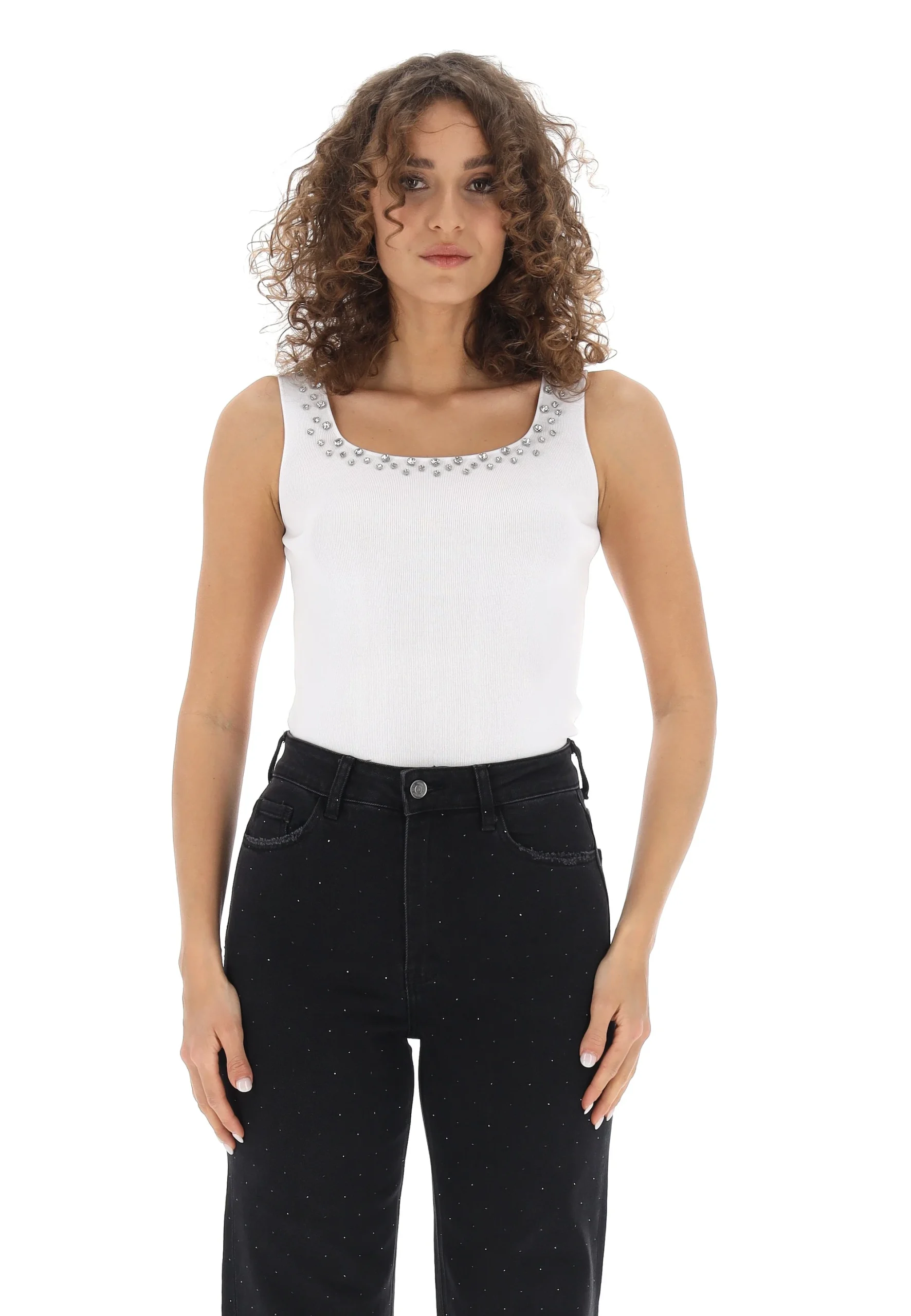 Canotta con gioielli applicati Artigli donna art. 1911